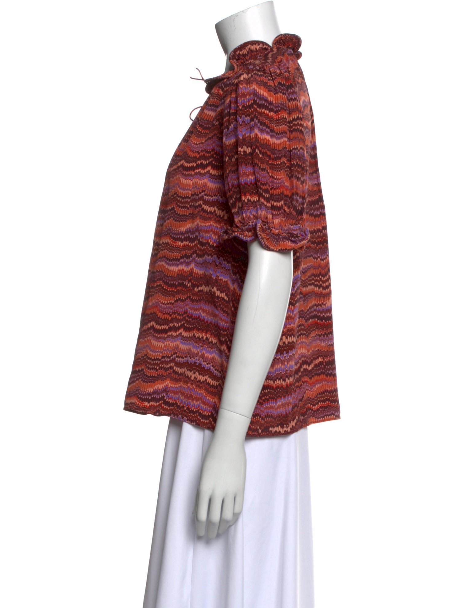 Ulla Johnson Silk Printed Blouse