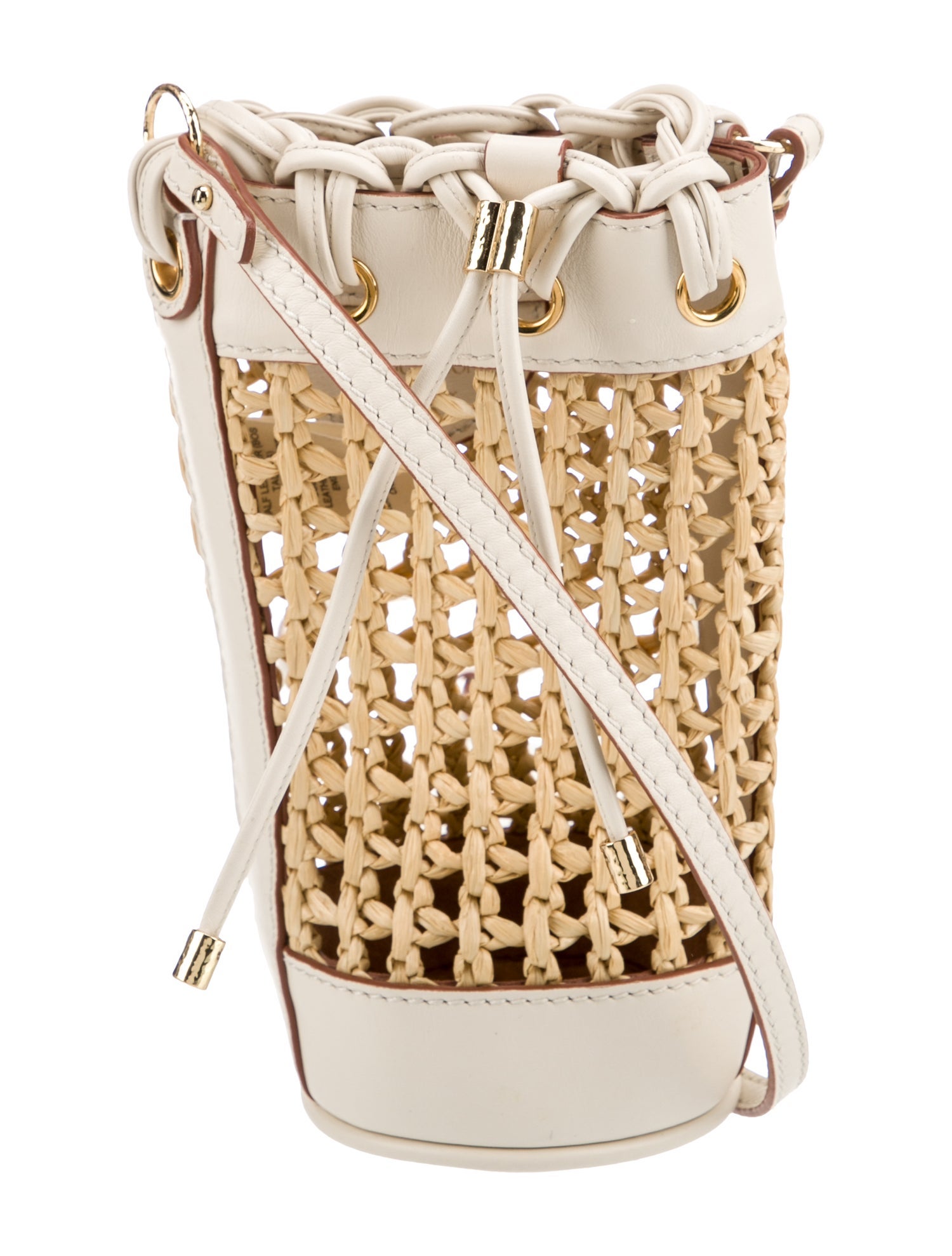 Ulla Johnson Straw Bucket Bag