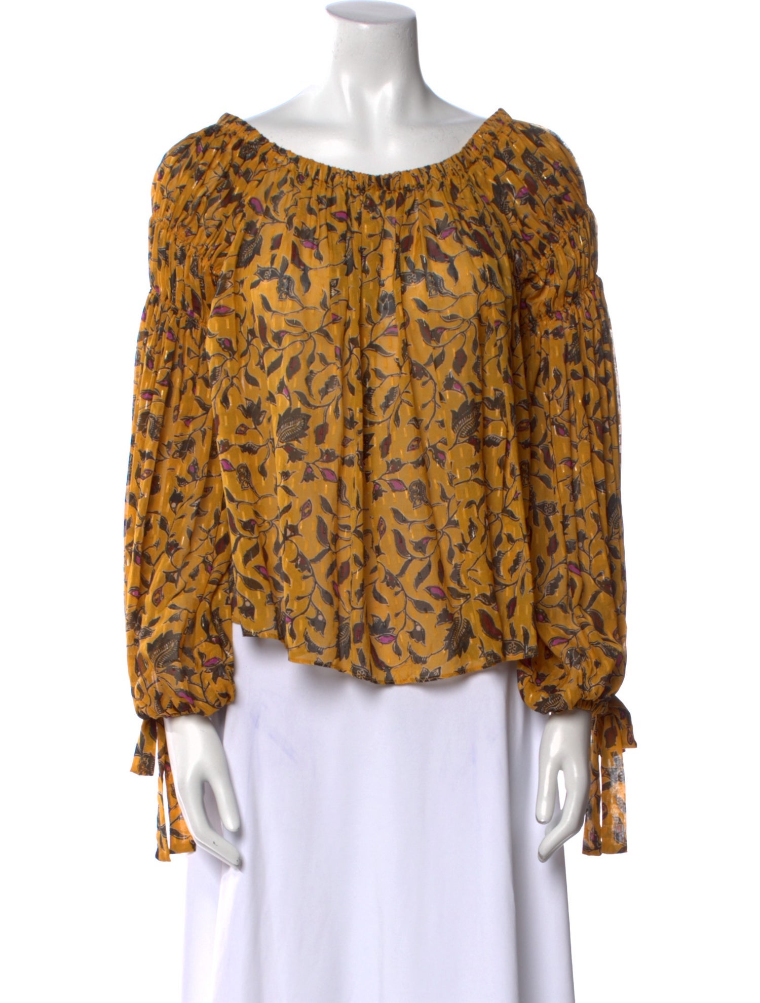 Ulla Johnson Silk Printed Blouse