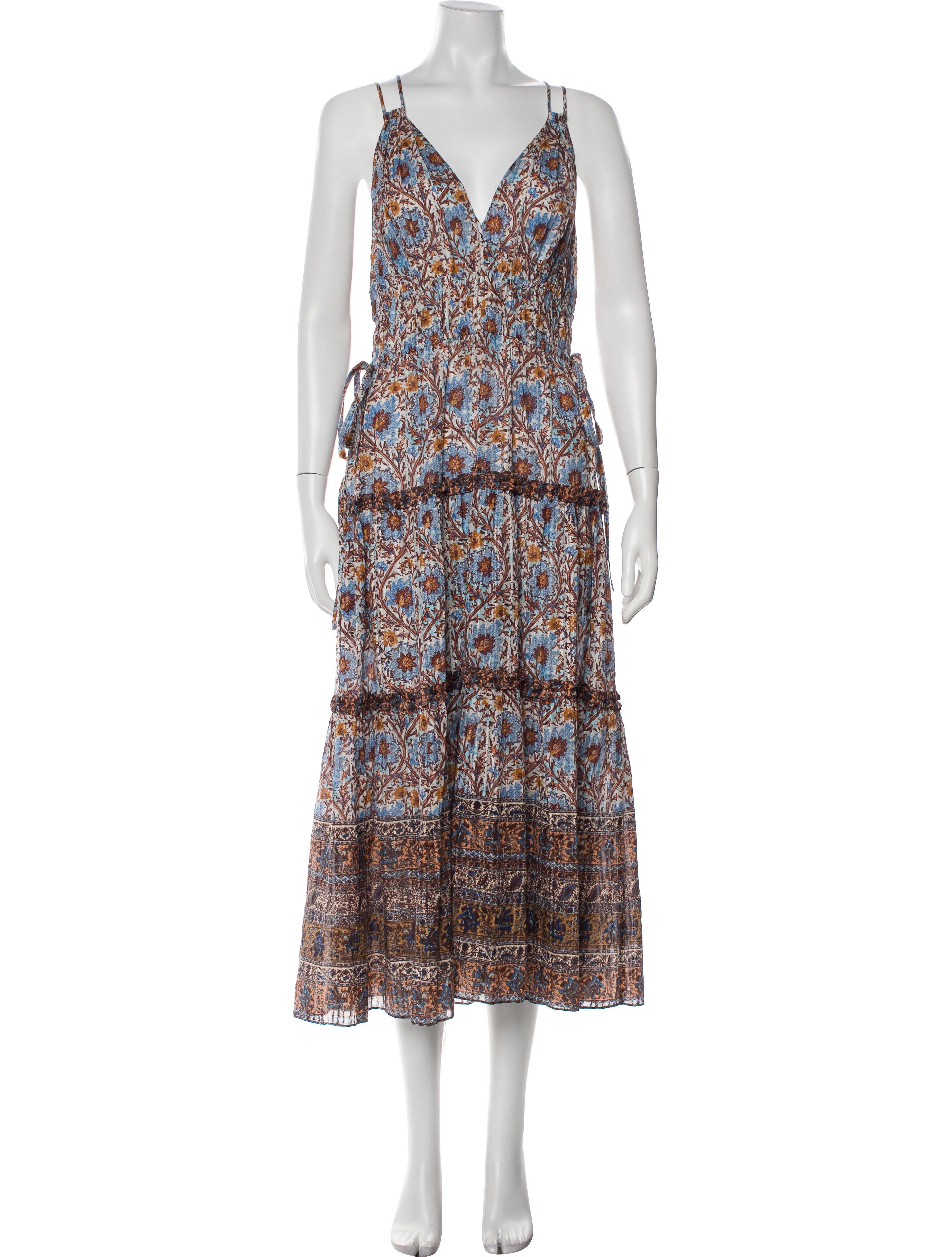 Ulla Johnson Printed Long Dress