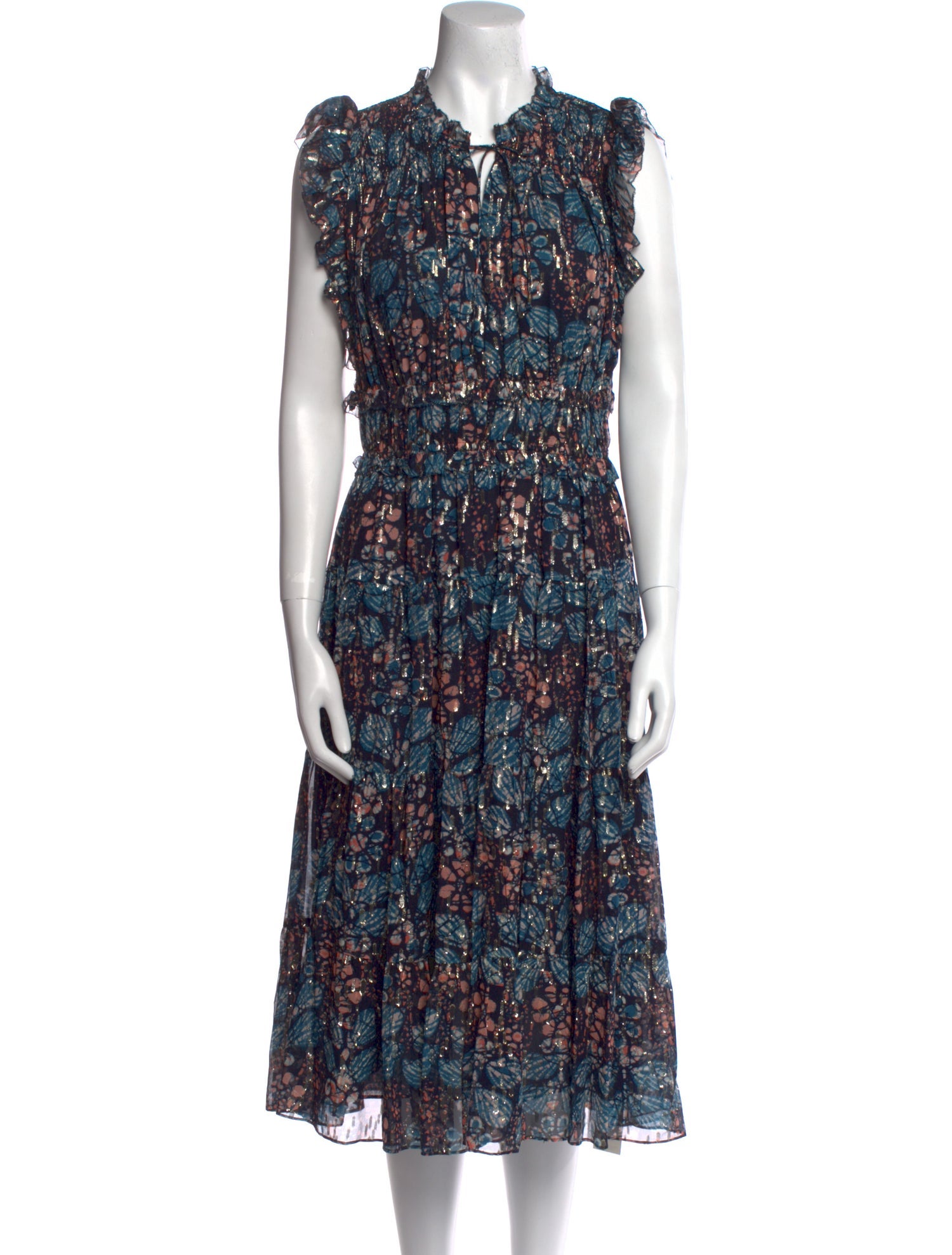 Ulla Johnson Silk Midi Length Dress w/ Tags