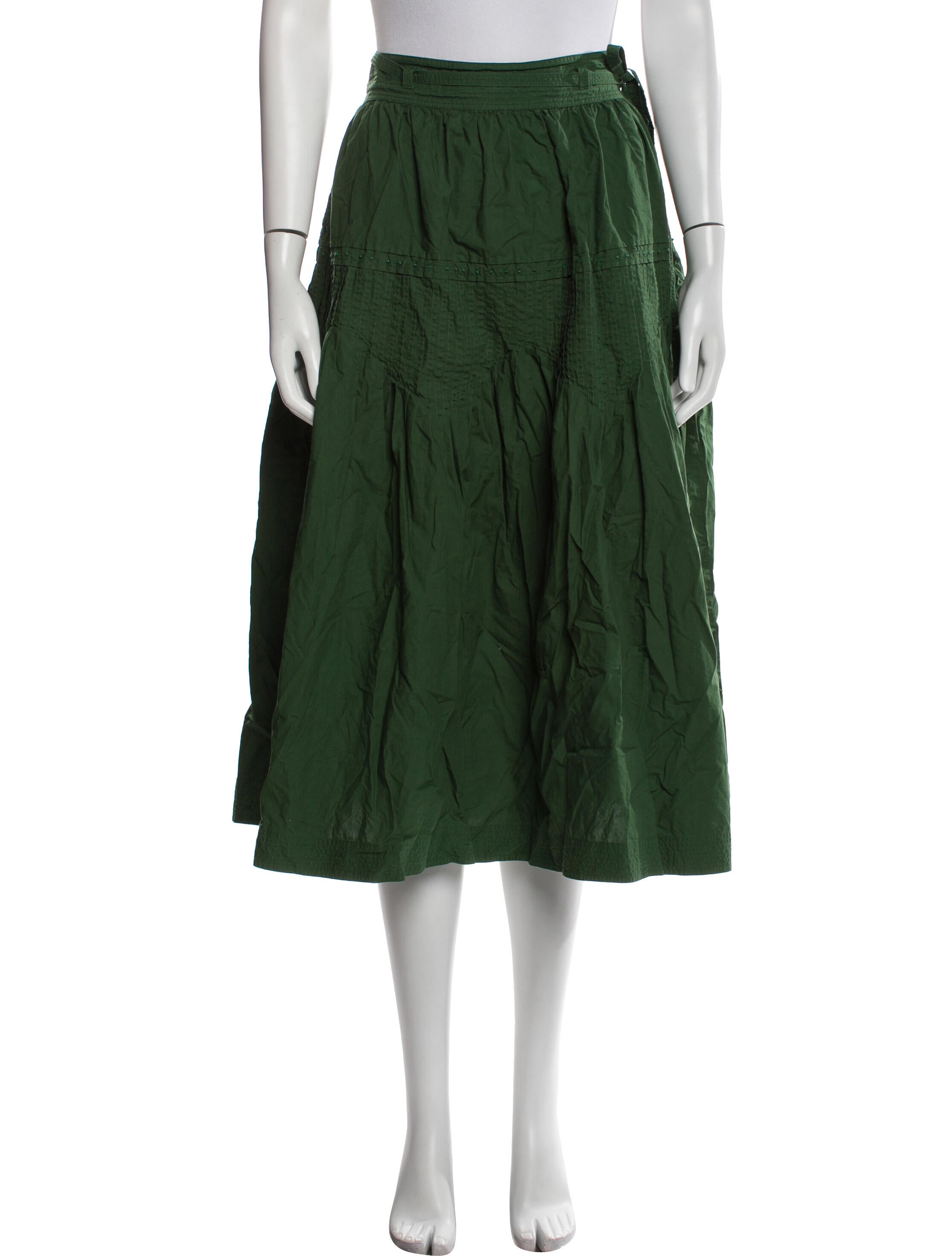 Ulla Johnson Embroidered Accent Knee-Length Skirt