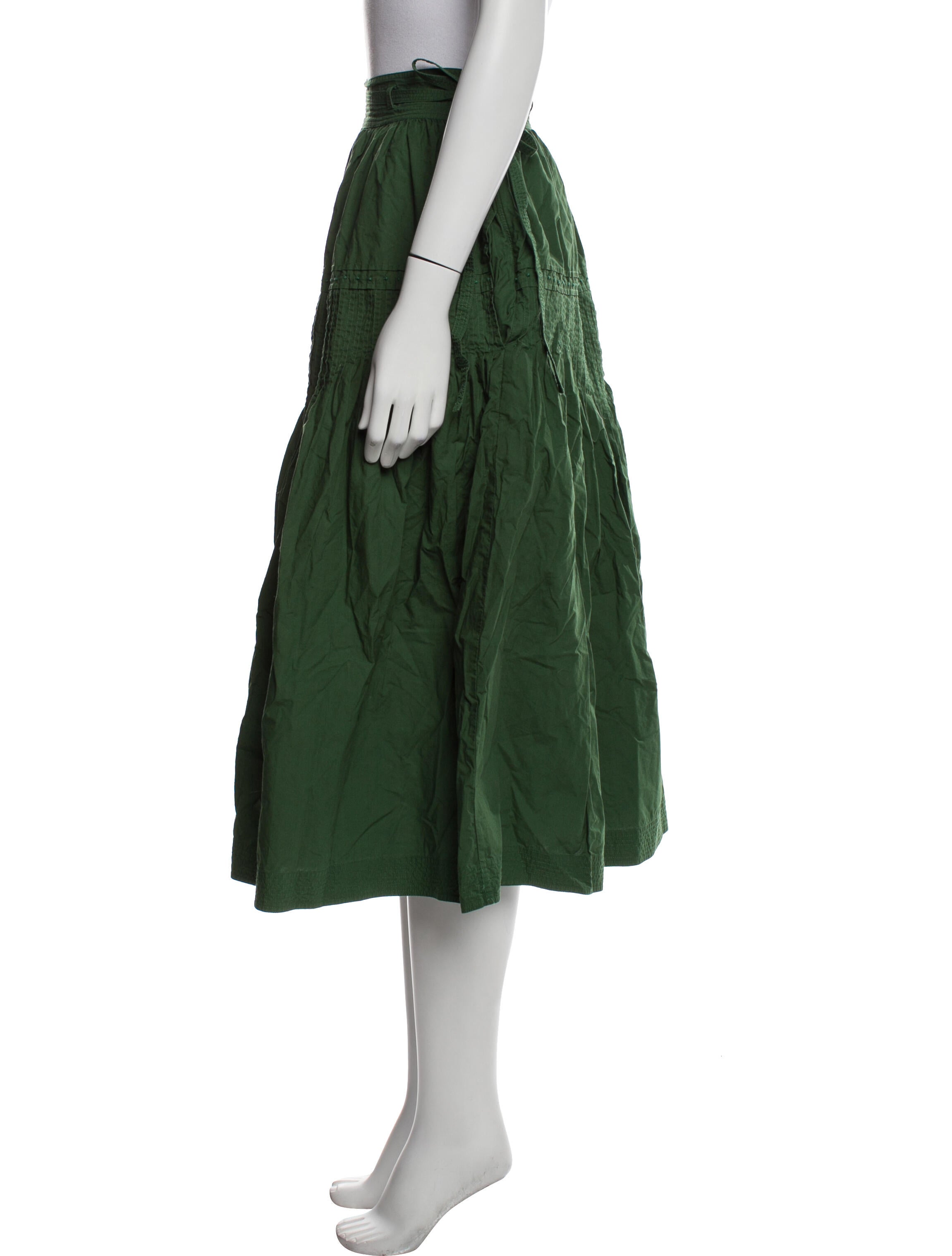 Ulla Johnson Embroidered Accent Knee-Length Skirt