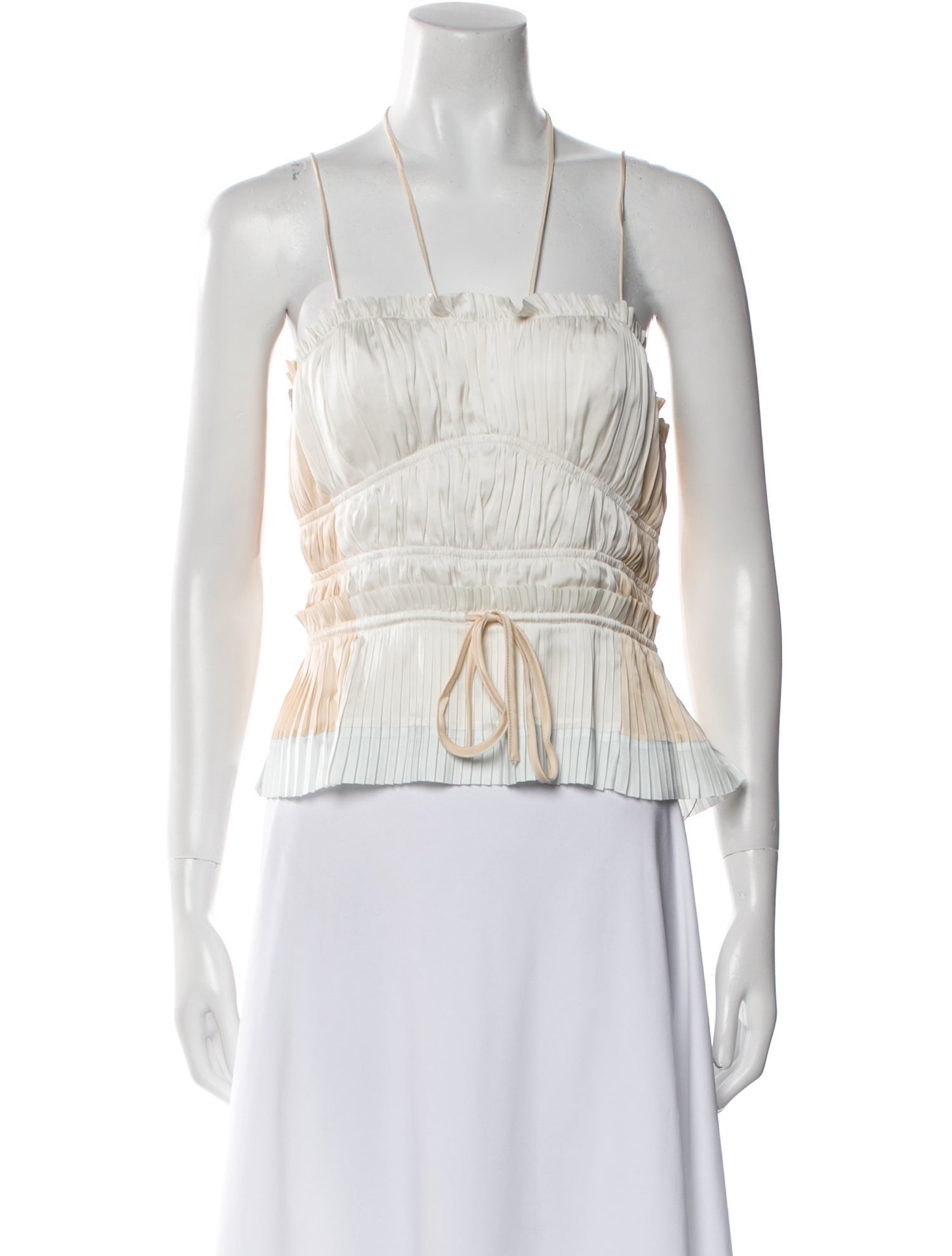 Ulla Johnson Square Neckline Sleeveless Crop Top