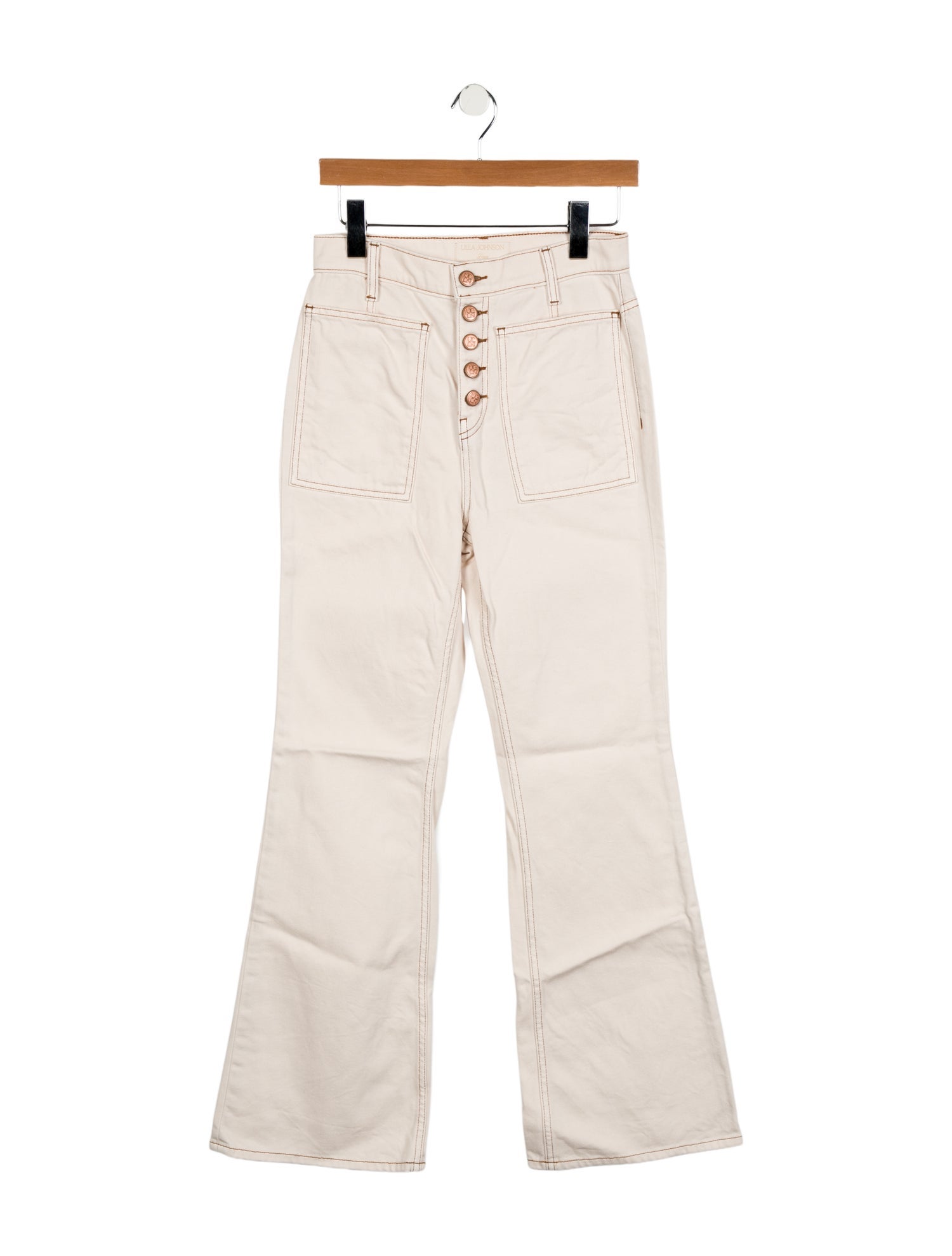 Ulla Johnson High-Rise Wide Leg Jeans