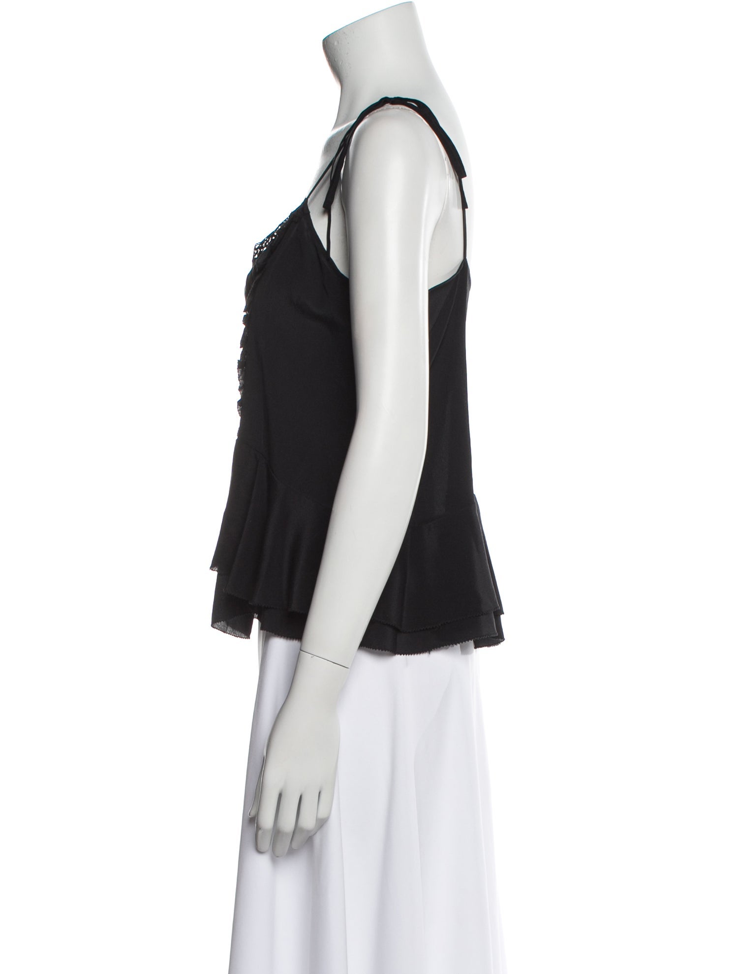 Ulla Johnson Silk V-Neck Top