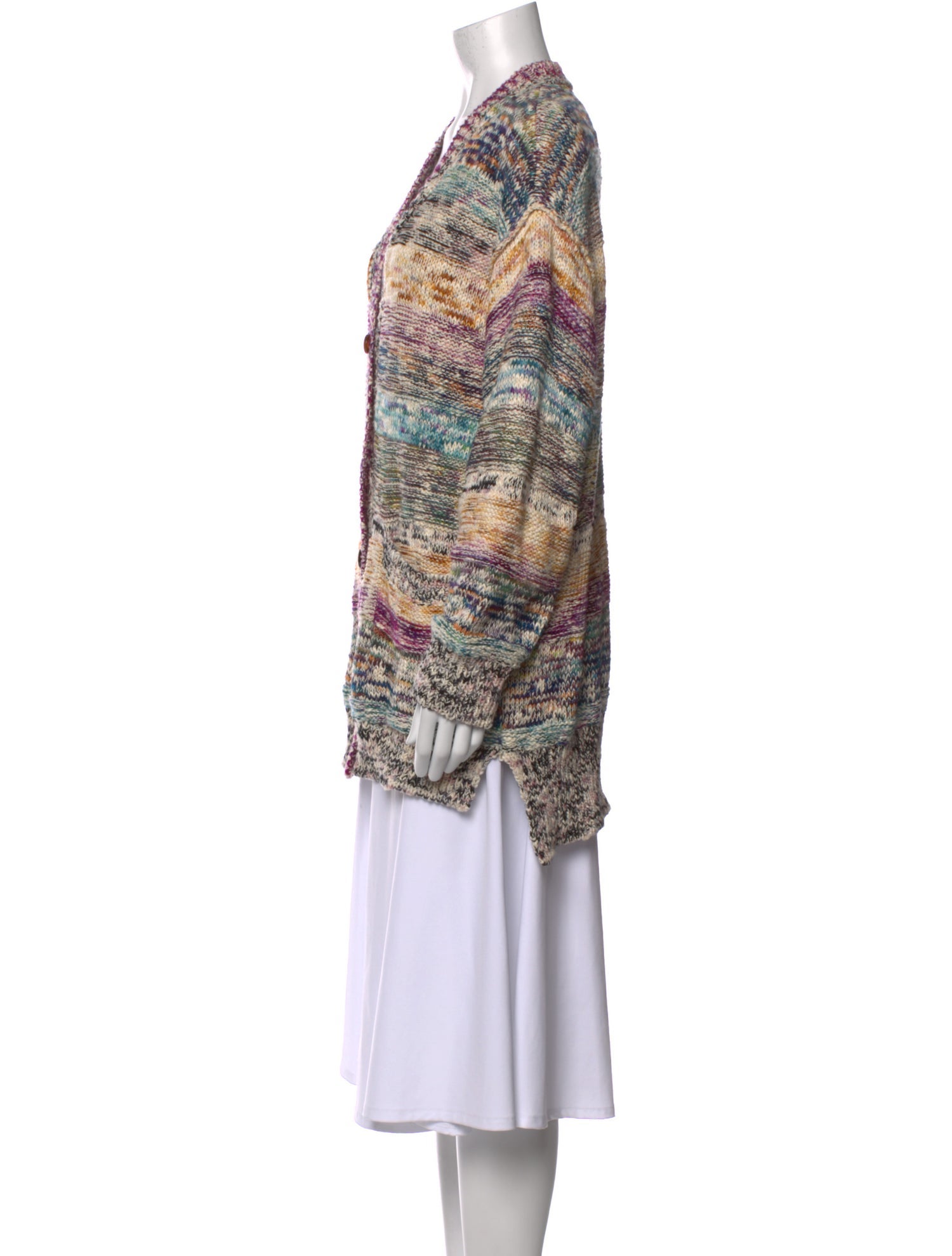 Ulla Johnson Striped V-Neck Sweater