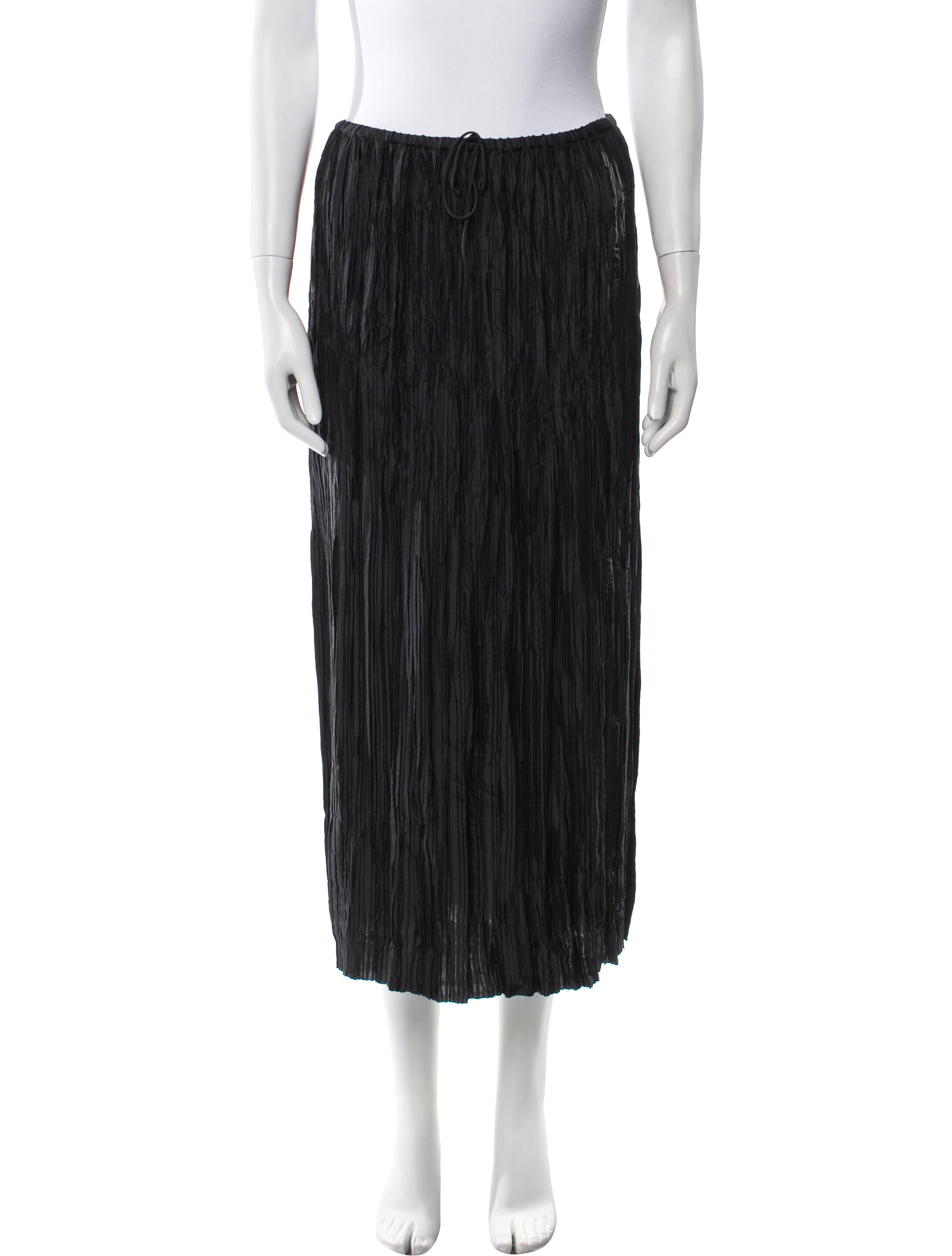 Ulla Johnson Pleated Accents Midi Length Skirt
