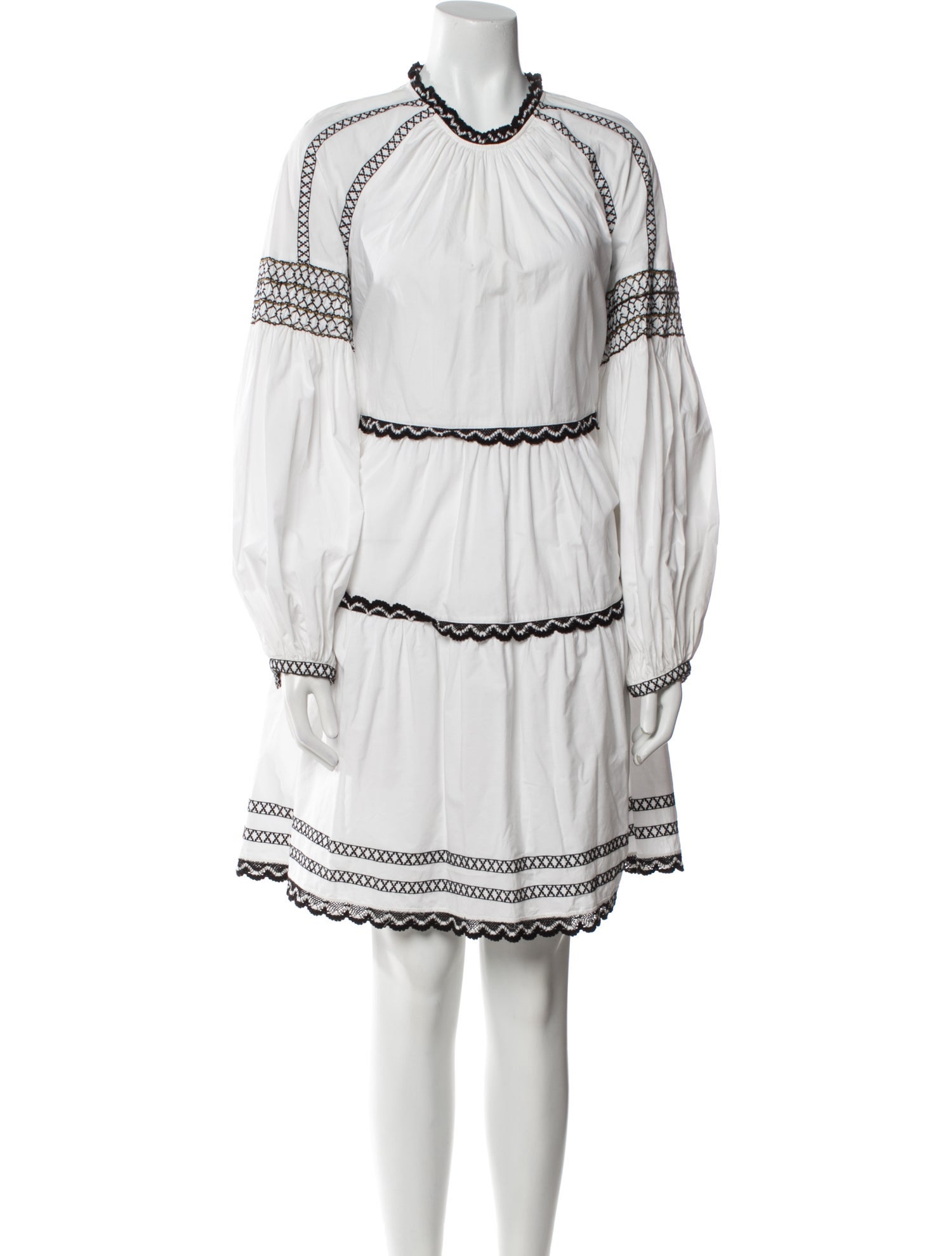 Ulla Johnson Striped Mini Dress