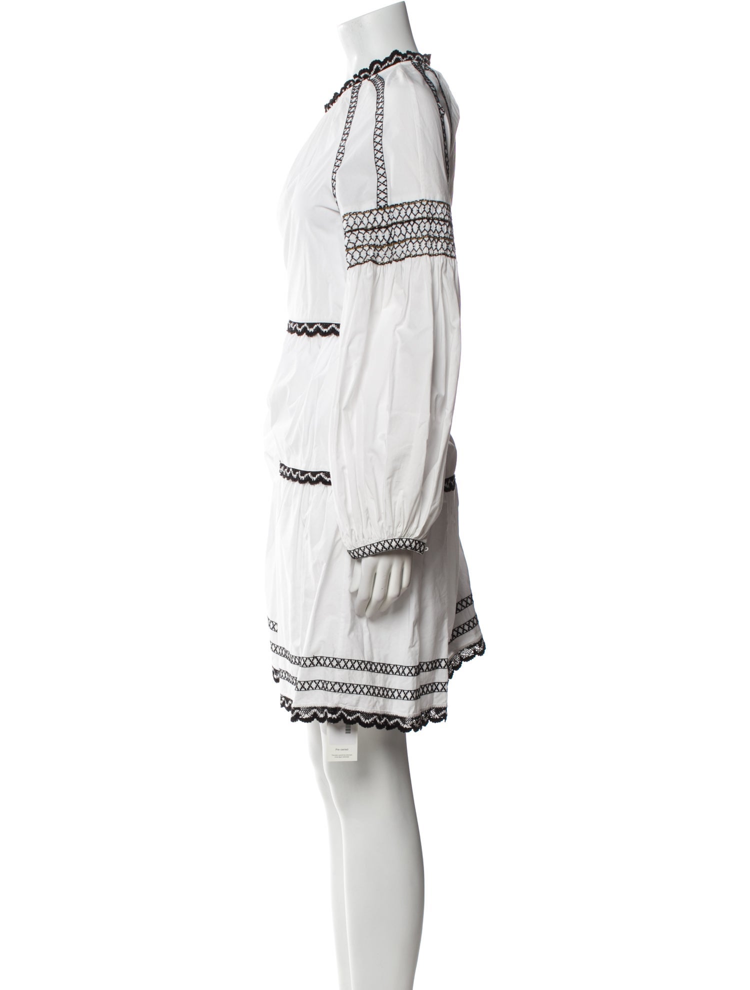 Ulla Johnson Striped Mini Dress