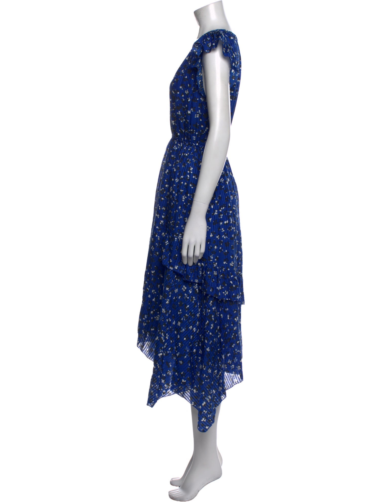 Ulla Johnson Floral Print Midi Length Dress