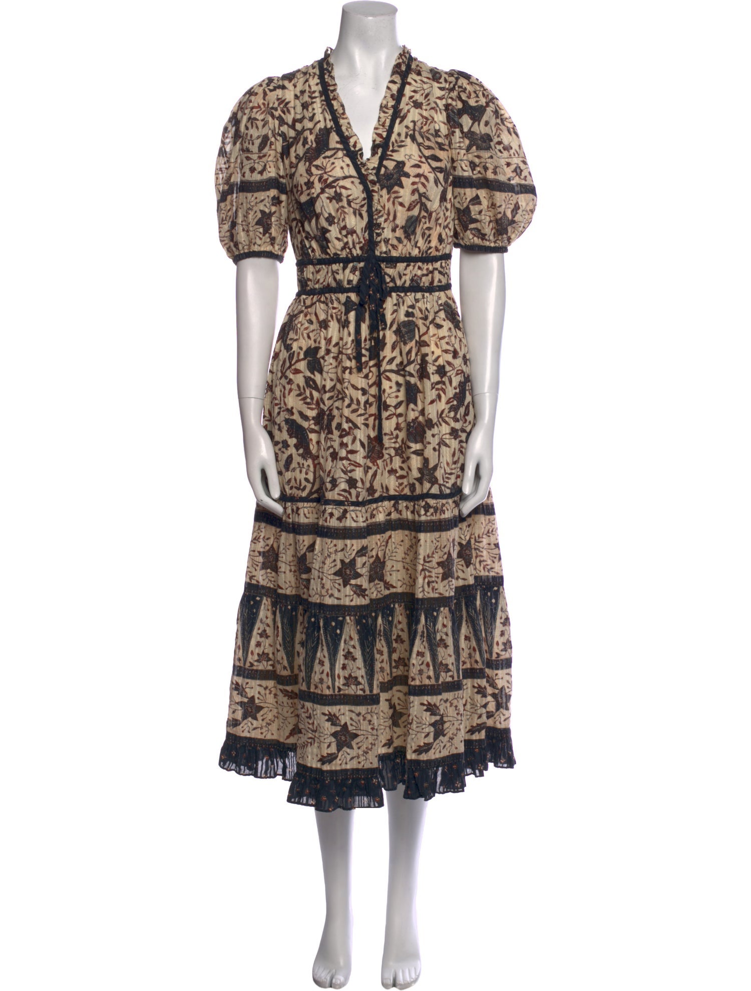 Ulla Johnson Floral Print Long Dress