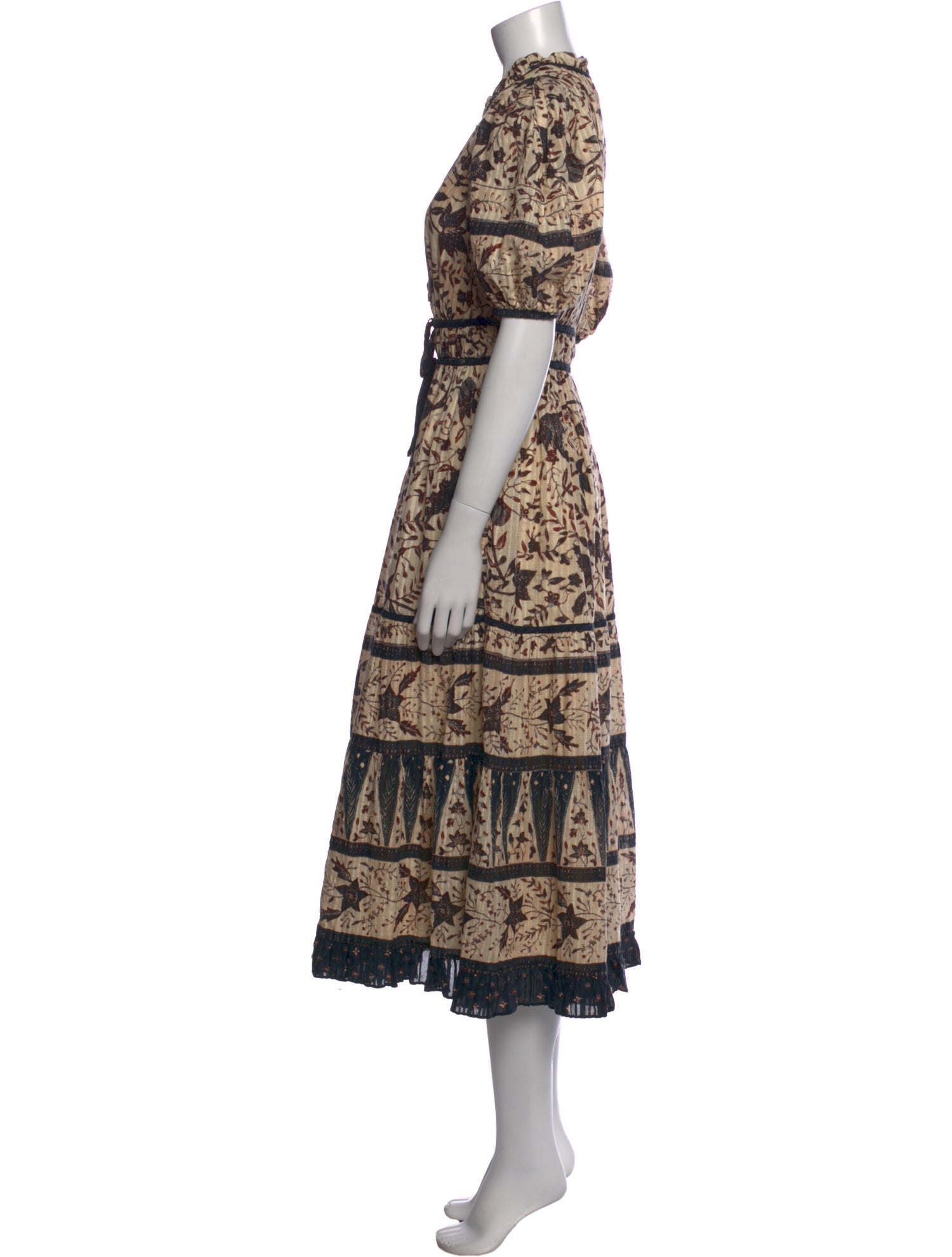 Ulla Johnson Floral Print Long Dress