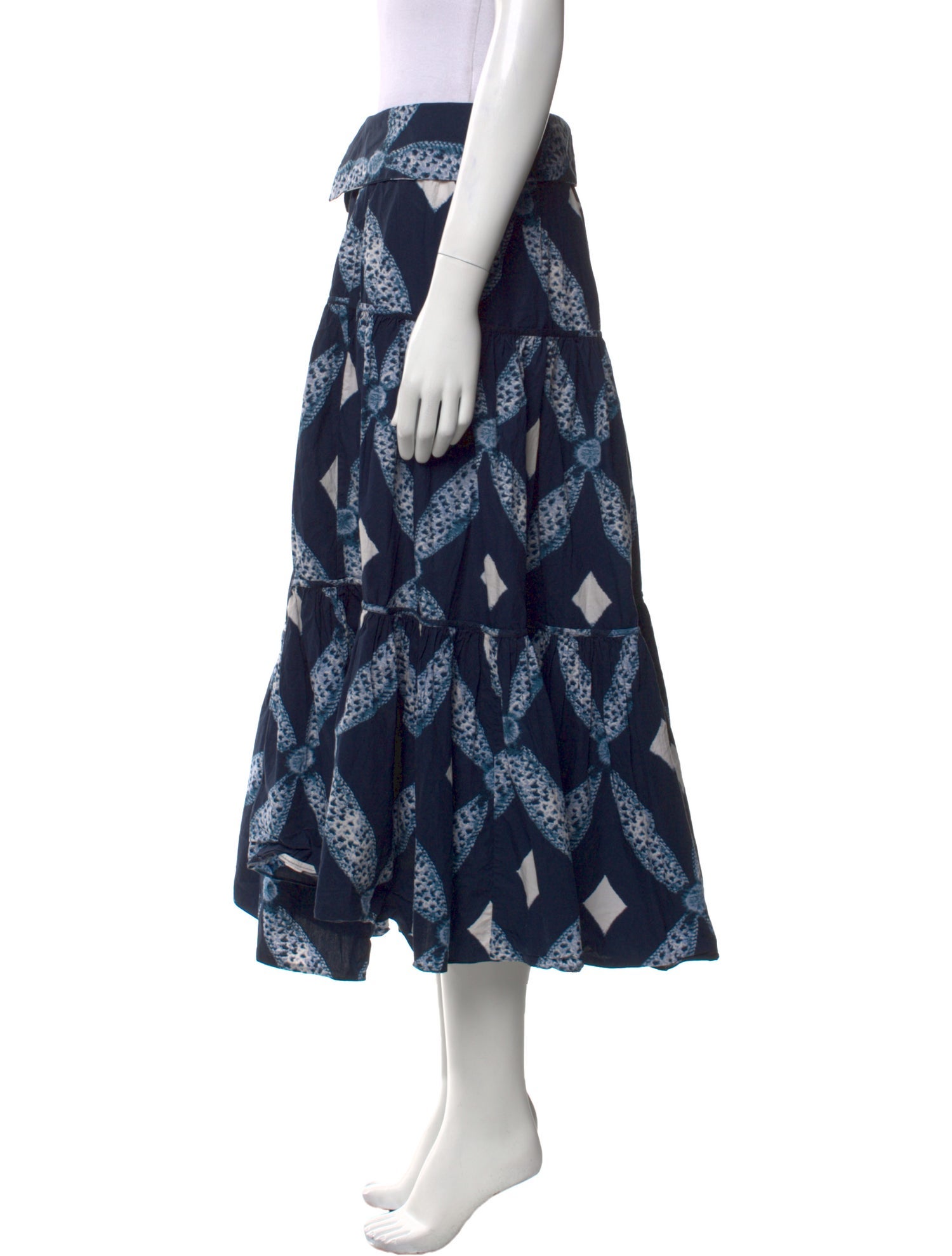 Ulla Johnson Printed Midi Length Skirt