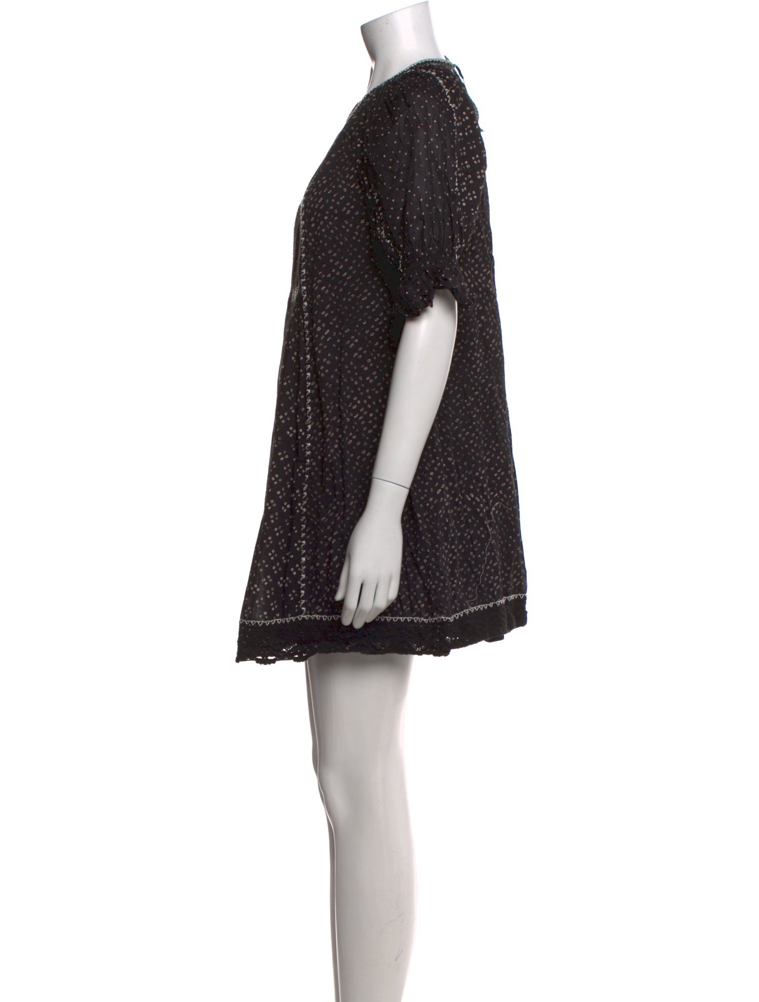 Ulla Johnson Crew Neck Mini Dress
