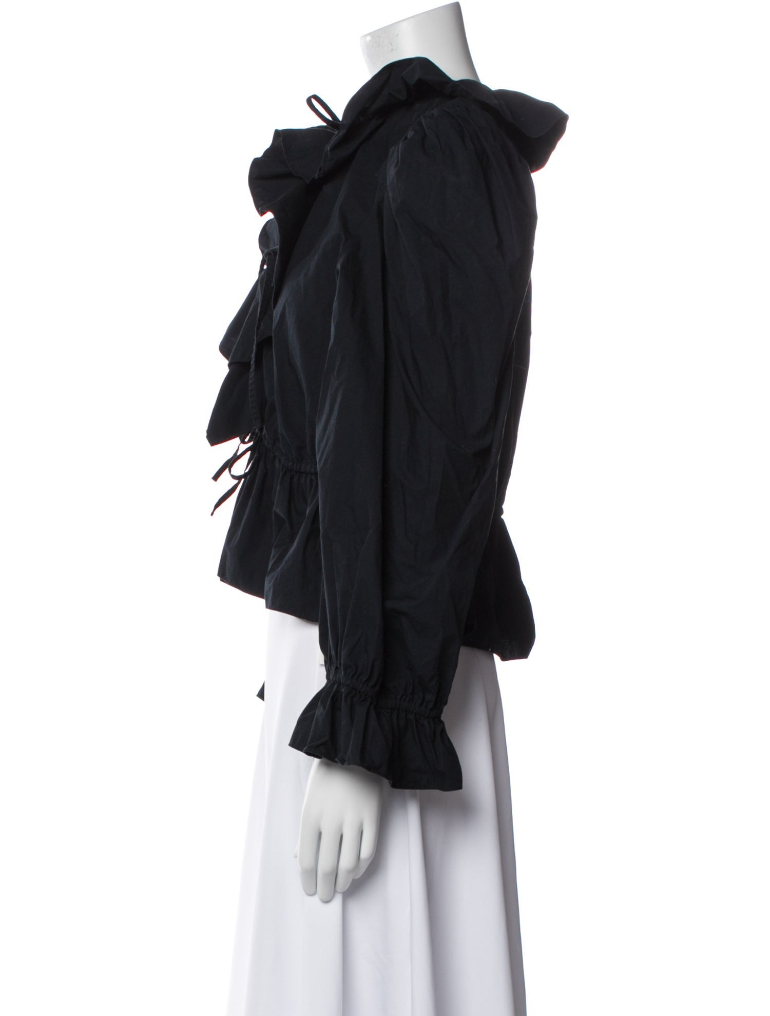 Ulla Johnson Mock Neck Long Sleeve Blouse