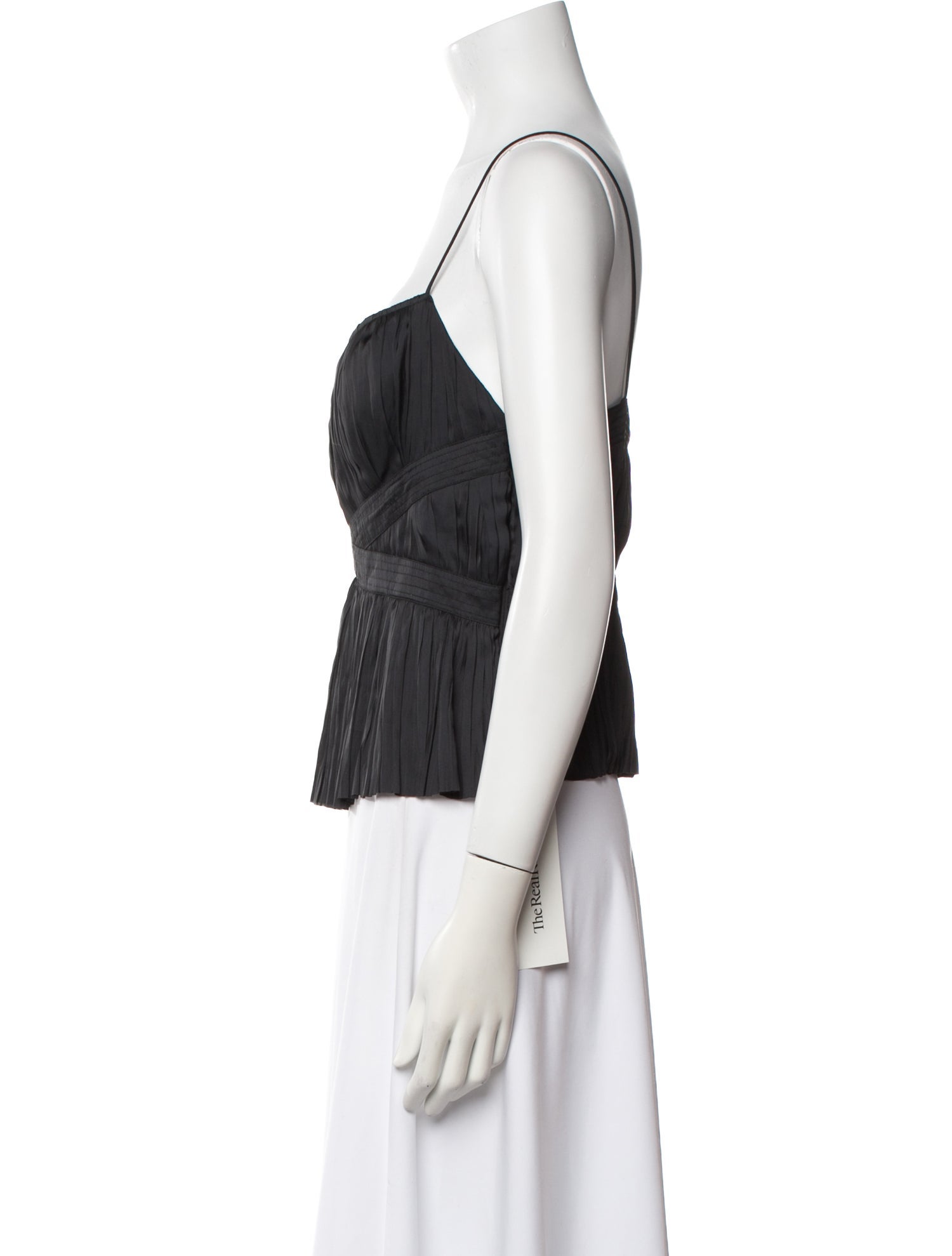 Ulla Johnson V-Neck Sleeveless Crop Top