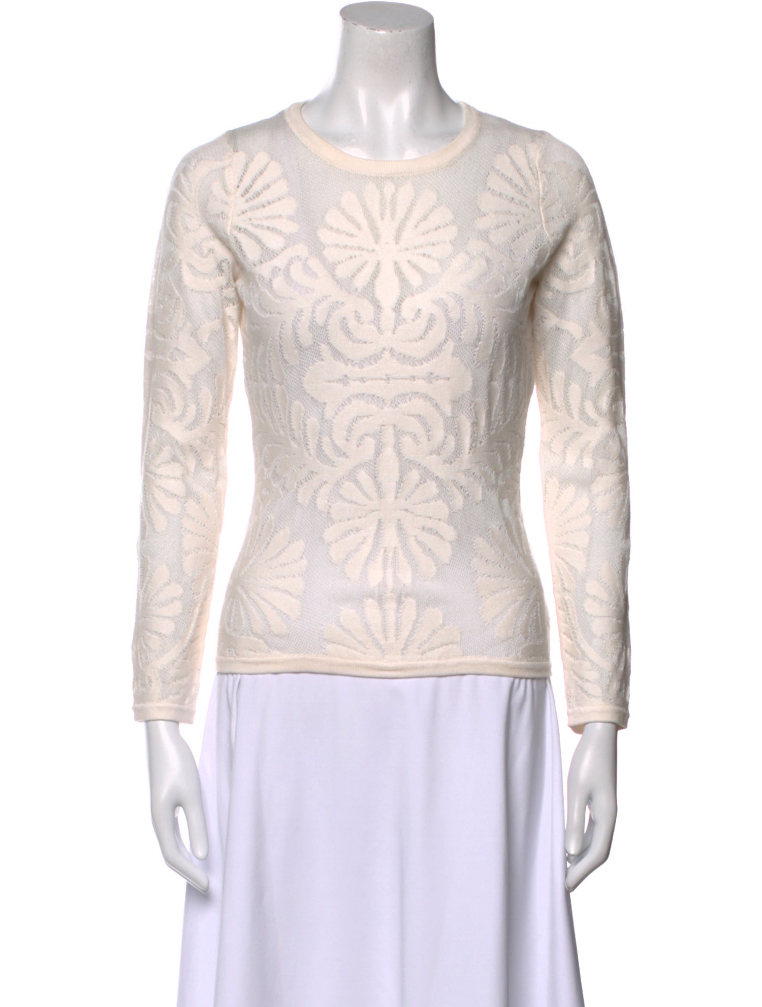 Ulla Johnson Crew Neck Long Sleeve Sweatshirt