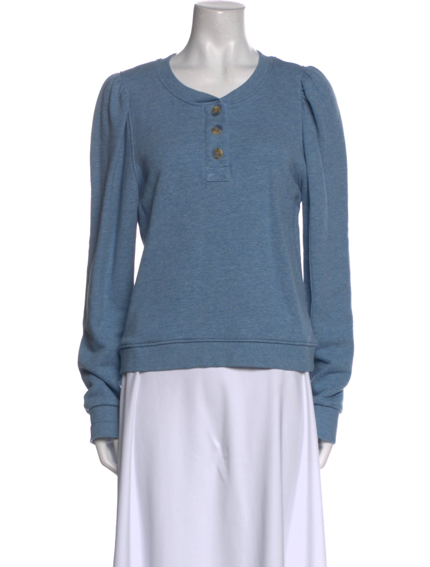 Ulla Johnson V-Neck Long Sleeve Sweatshirt