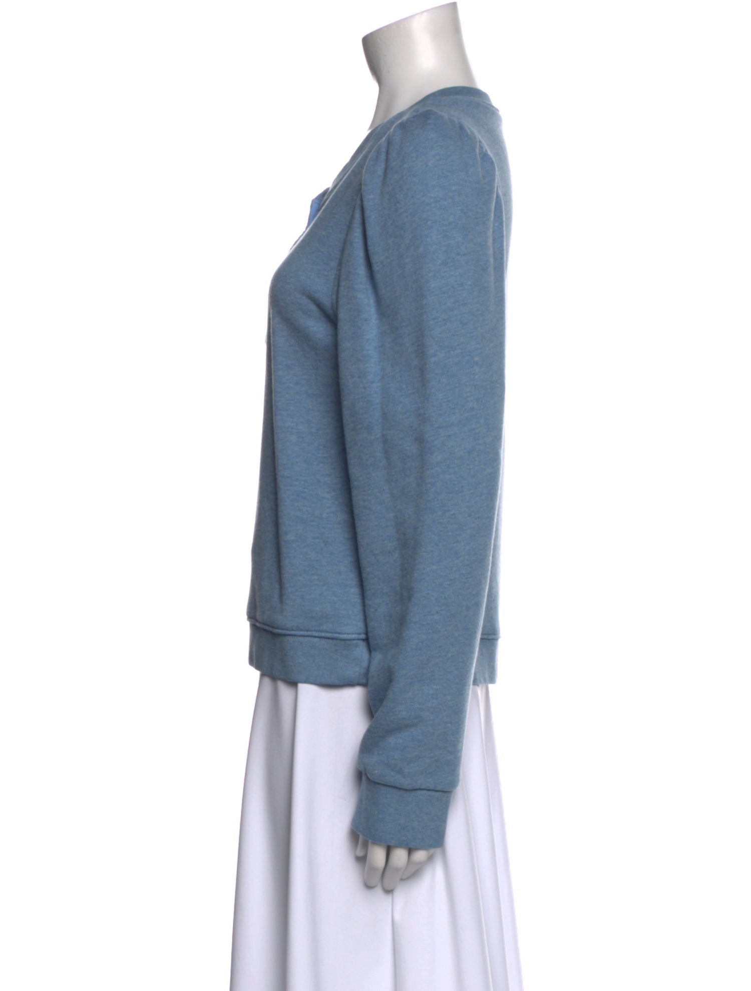 Ulla Johnson V-Neck Long Sleeve Sweatshirt