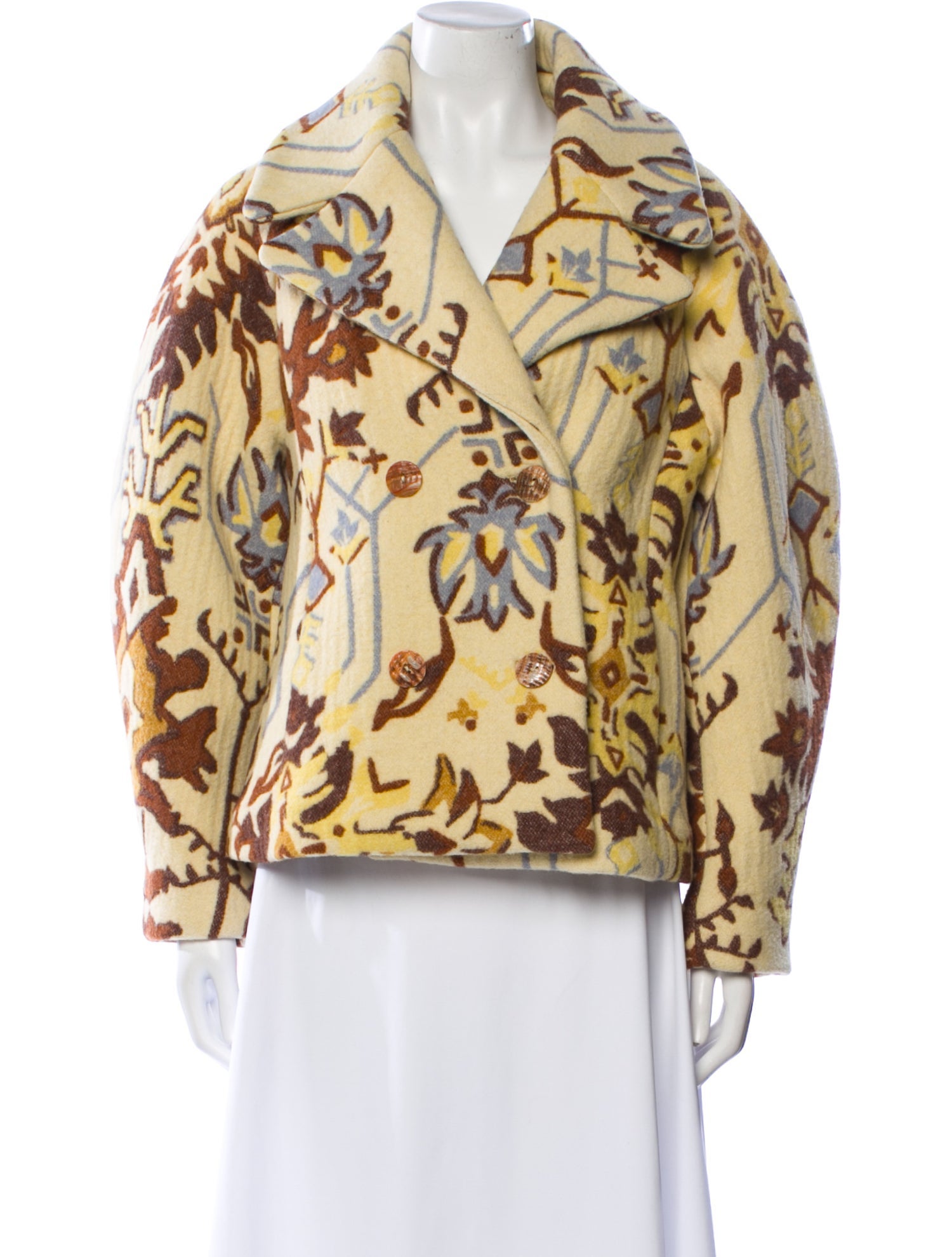 Ulla Johnson Wool Printed Jacket