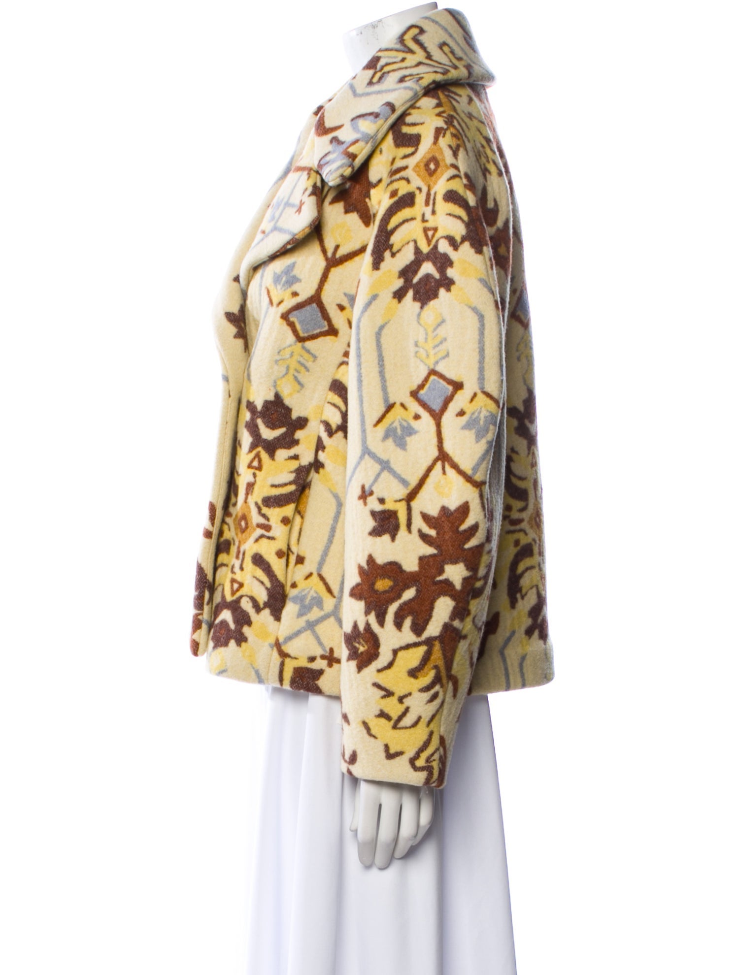 Ulla Johnson Wool Printed Jacket