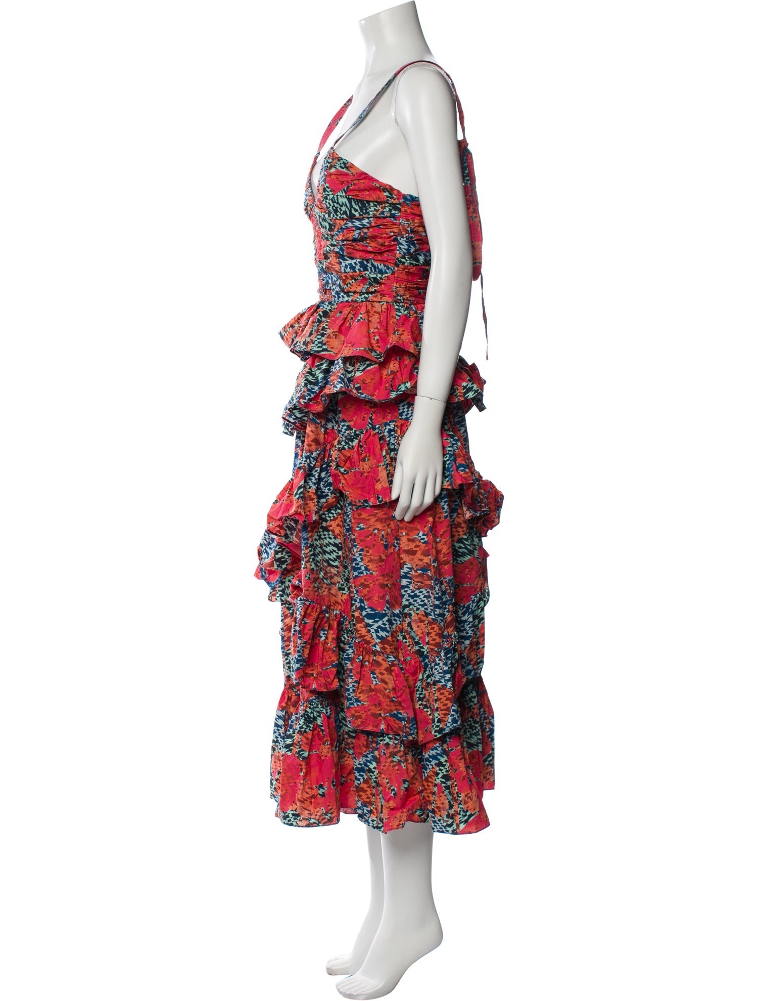 Ulla Johnson Floral Print Long Dress