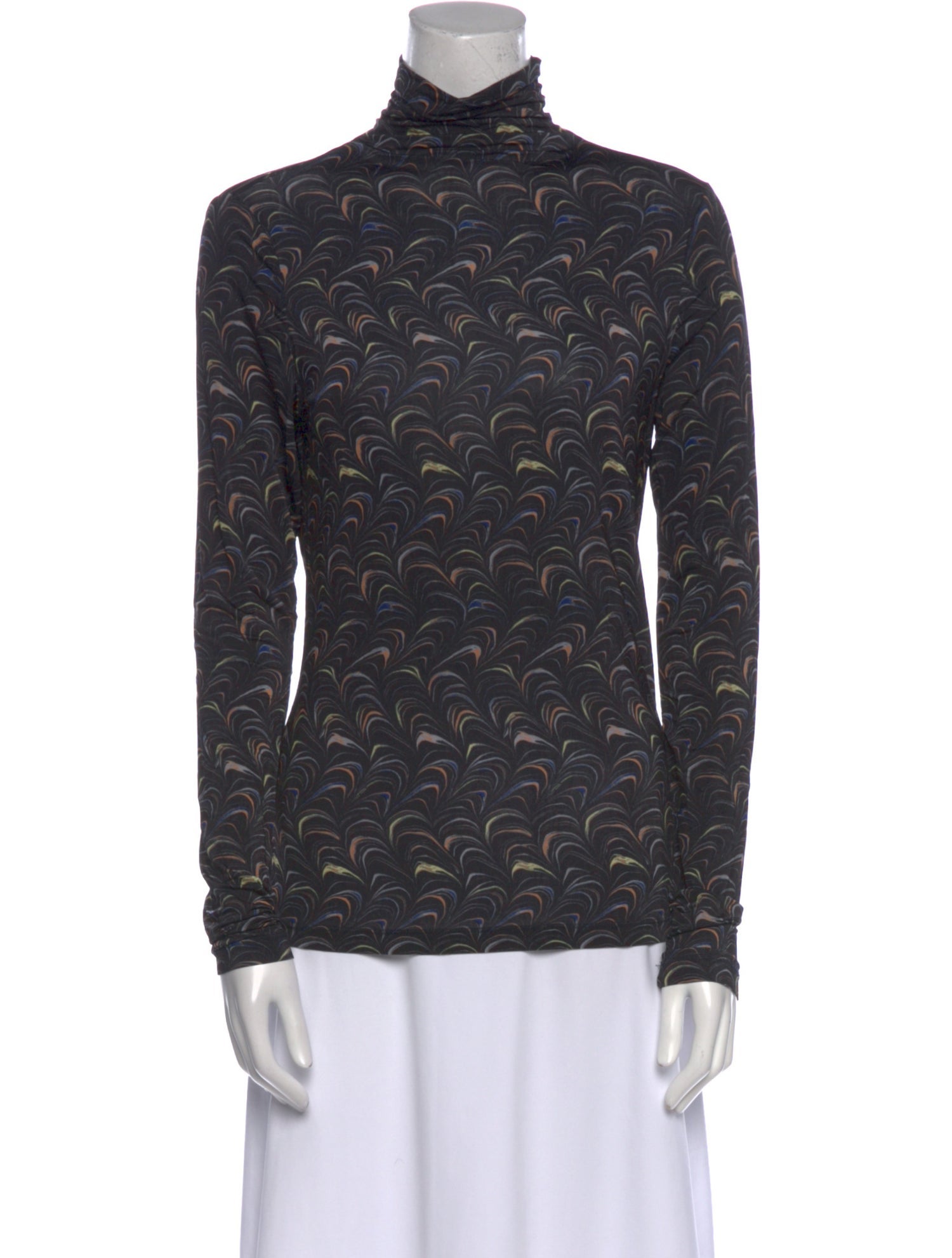 Ulla Johnson Floral Print Turtleneck Blouse