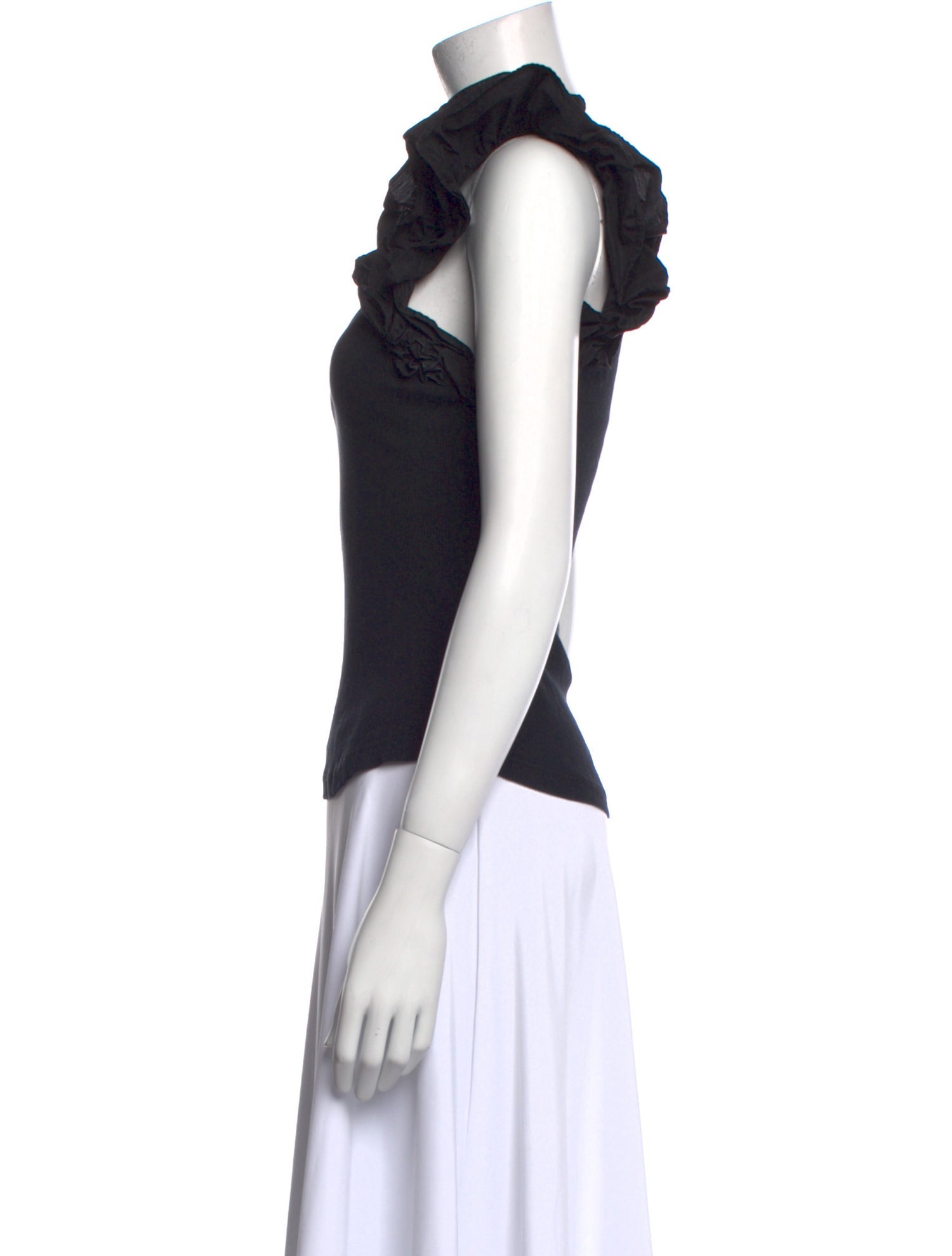 Ulla Johnson Scoop Neck Short Sleeve Top