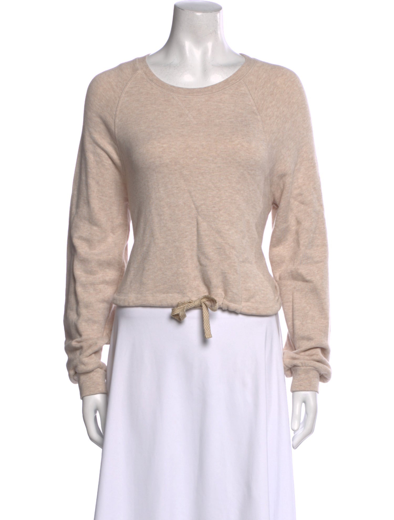 Ulla Johnson Scoop Neck Long Sleeve Sweatshirt