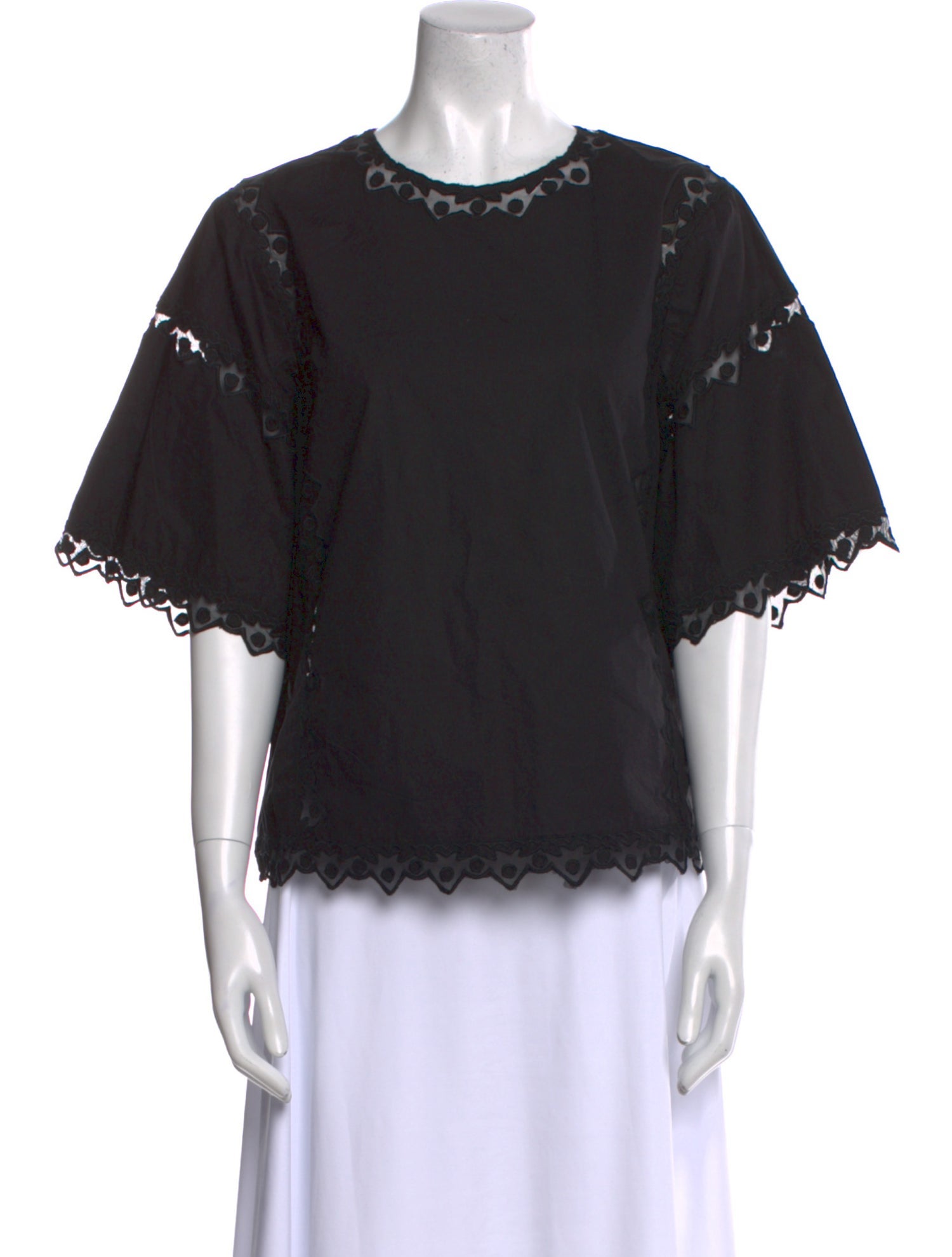 Ulla Johnson Crew Neck Short Sleeve Sweatshirt w/ Tags