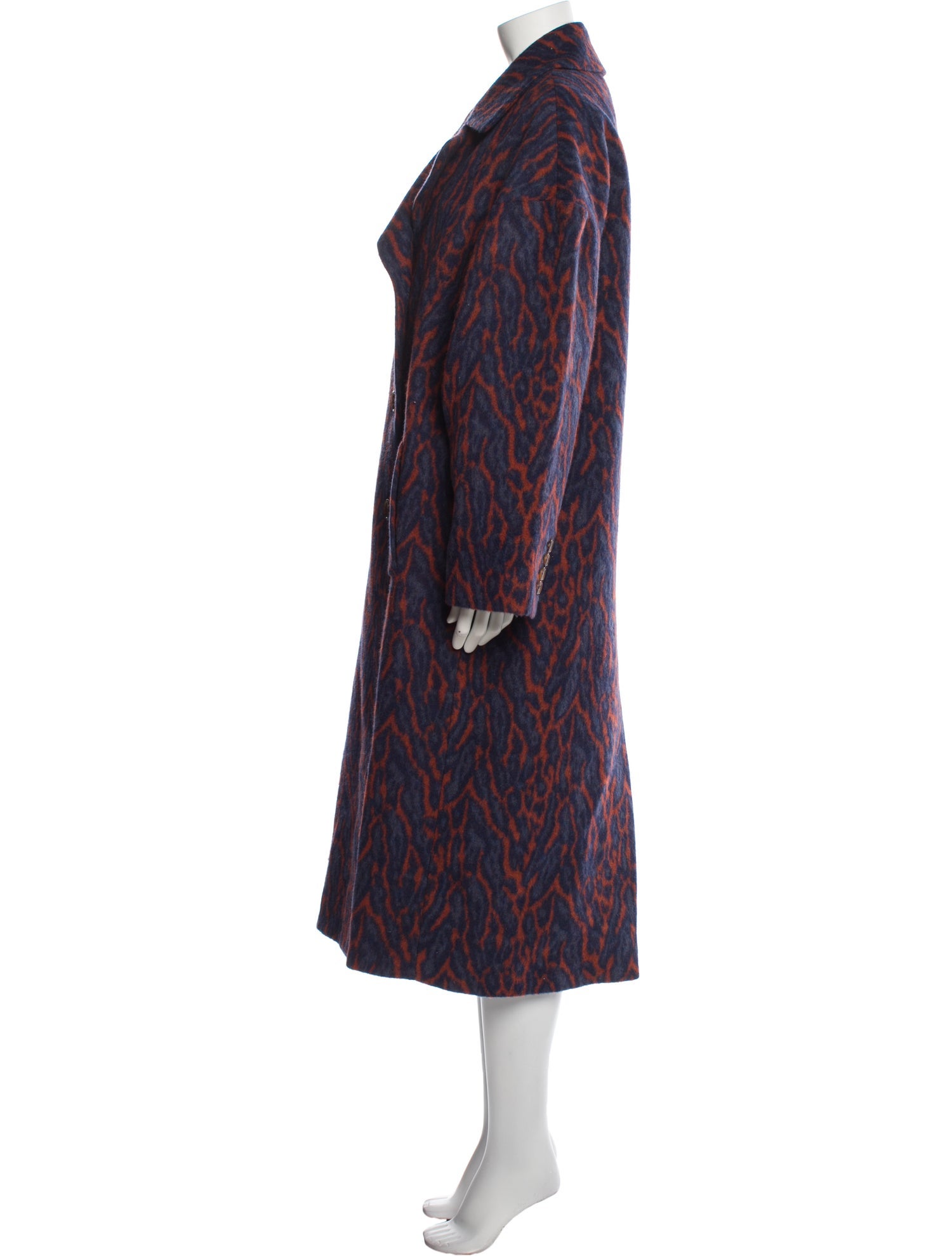 Ulla Johnson Wool Animal Print Coat w/ Tags