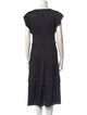 Ulla Johnson V-Neck Midi Length Dress