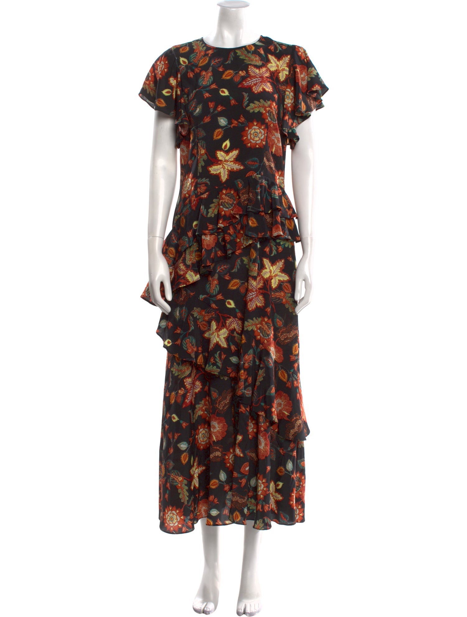 Ulla Johnson Silk Midi Length Dress