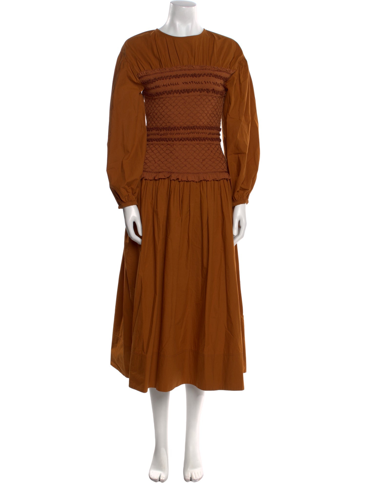 Ulla Johnson Crew Neck Long Dress