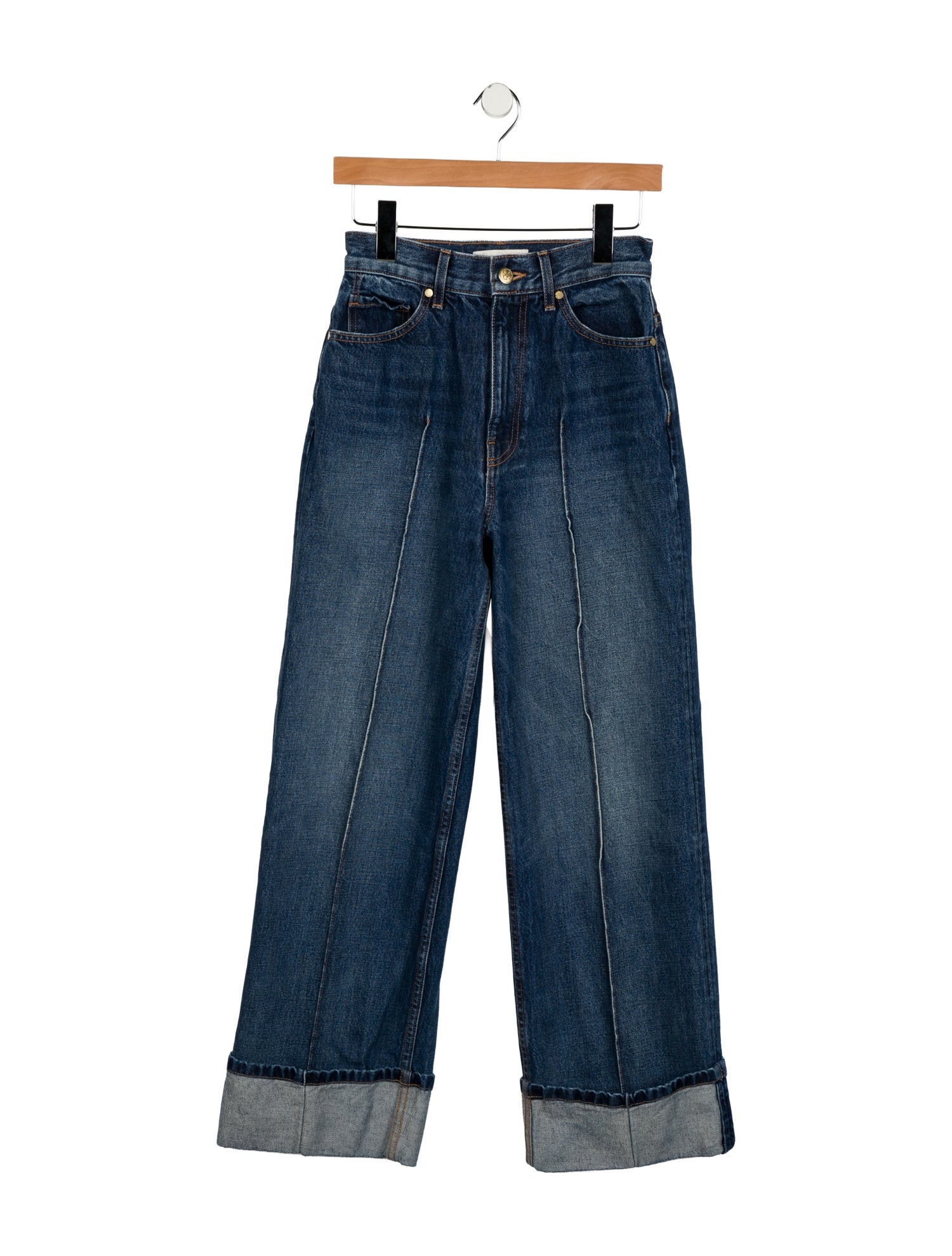 Ulla Johnson High-Rise Straight Leg Jeans