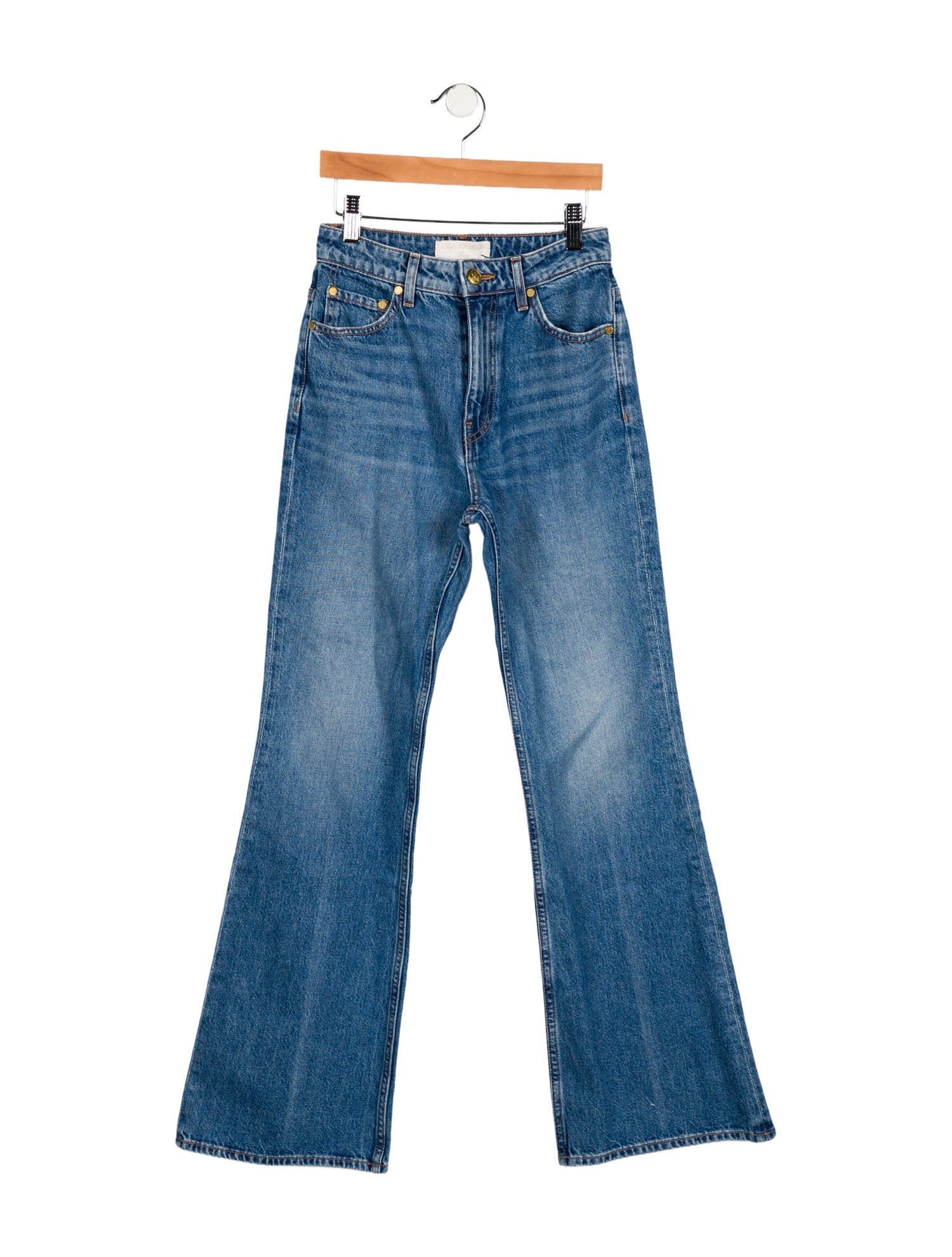 Ulla Johnson Mid-Rise Wide Leg Jeans