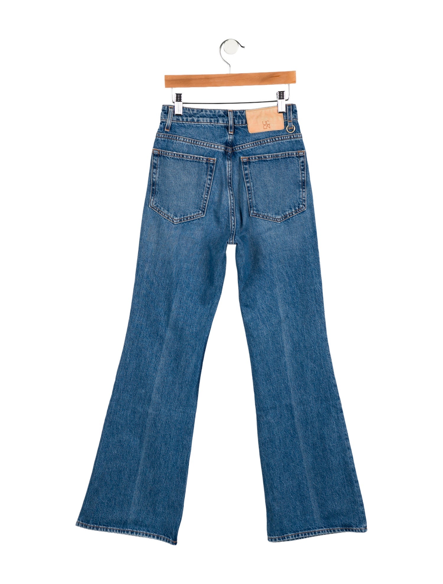 Ulla Johnson Mid-Rise Wide Leg Jeans