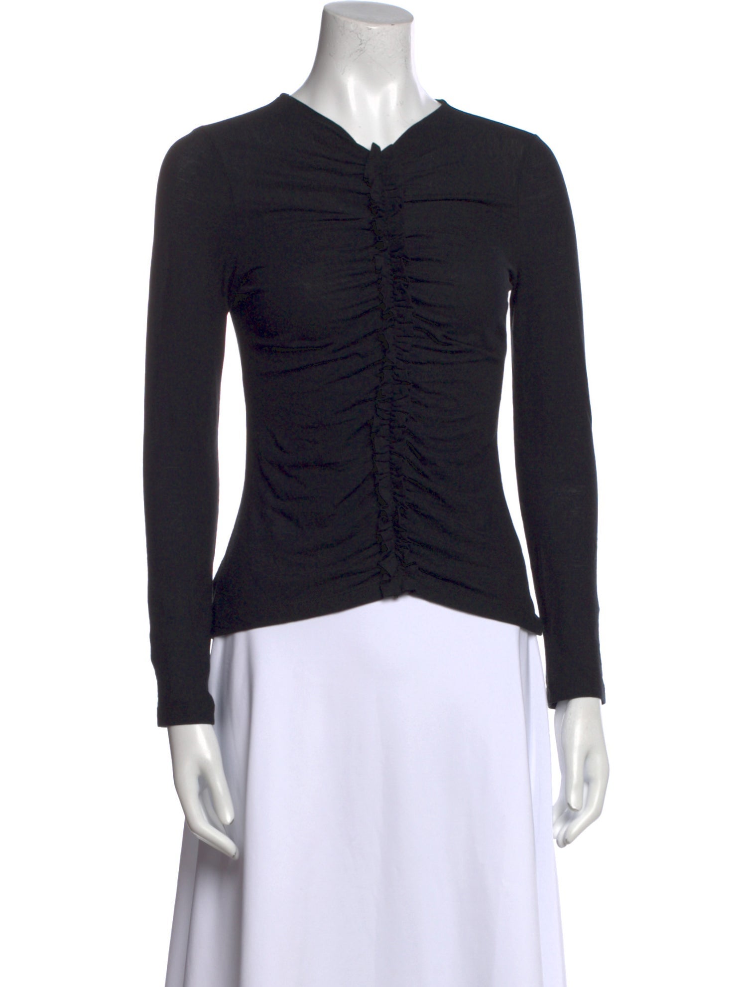 Ulla Johnson V-Neck Long Sleeve Top