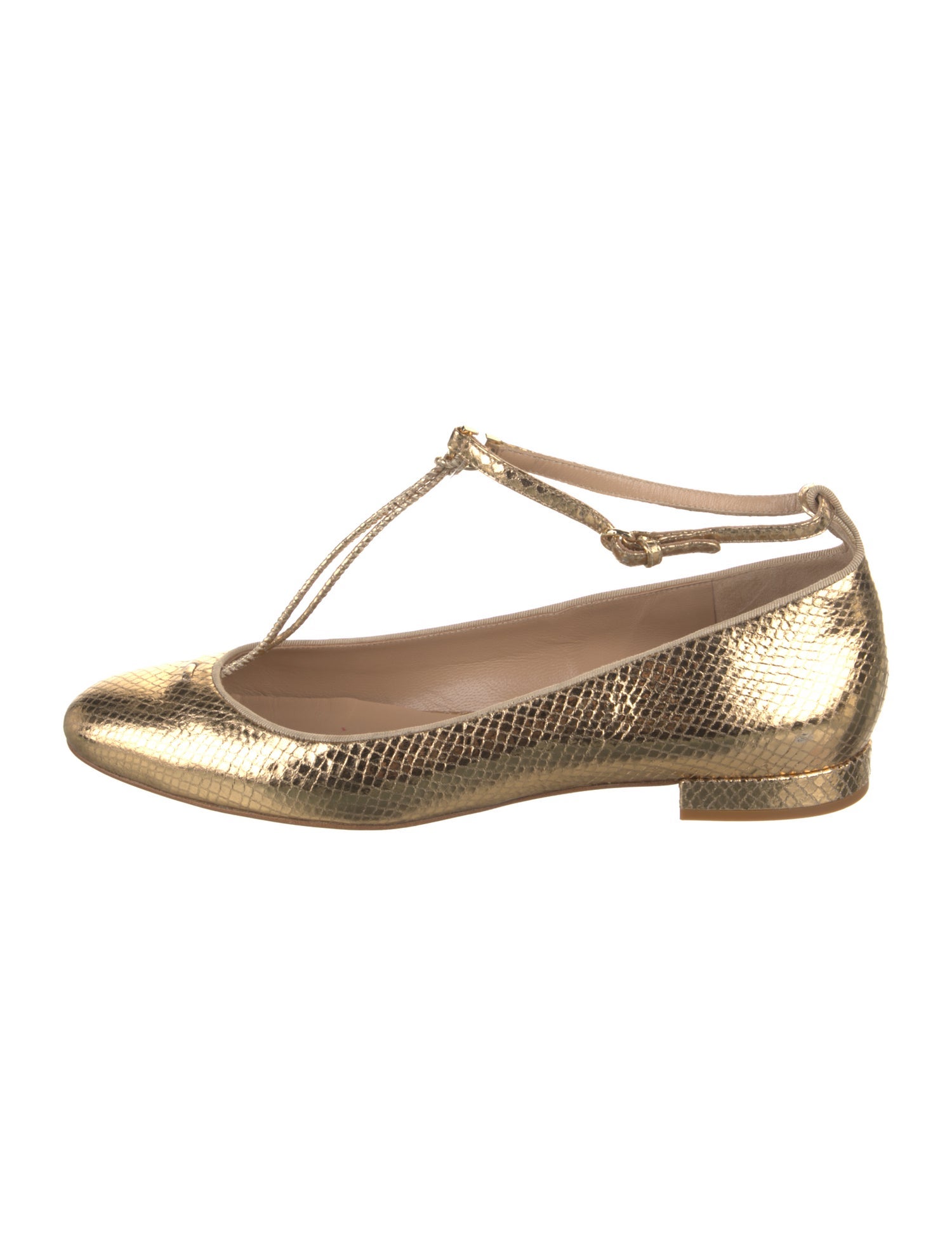 Ulla Johnson Leather Animal Print Flats