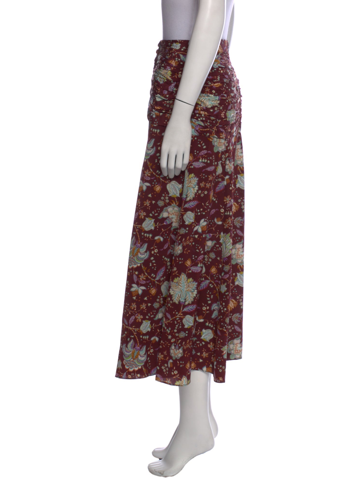 Ulla Johnson Silk Midi Length Skirt