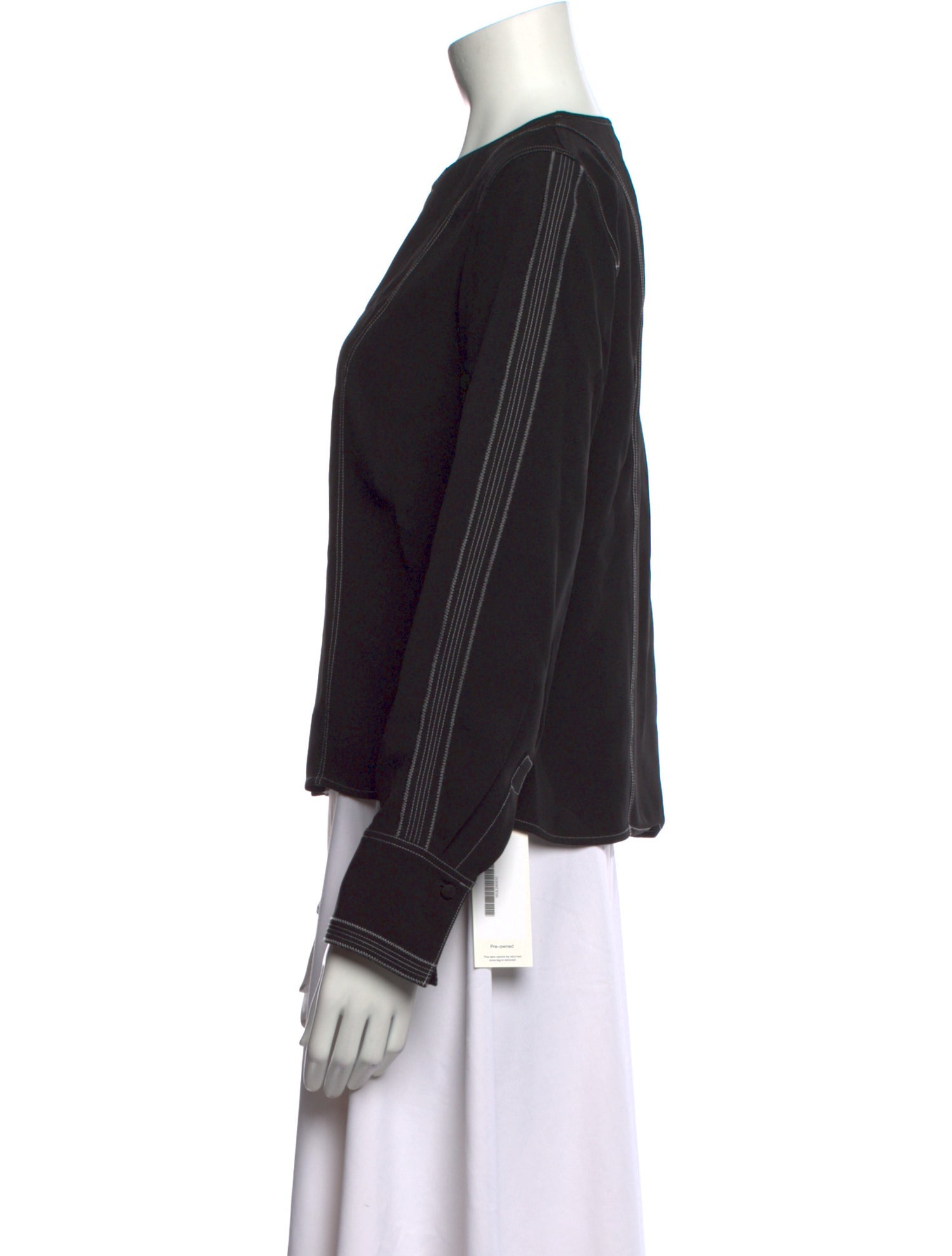 Ulla Johnson V-Neck Long Sleeve Blouse