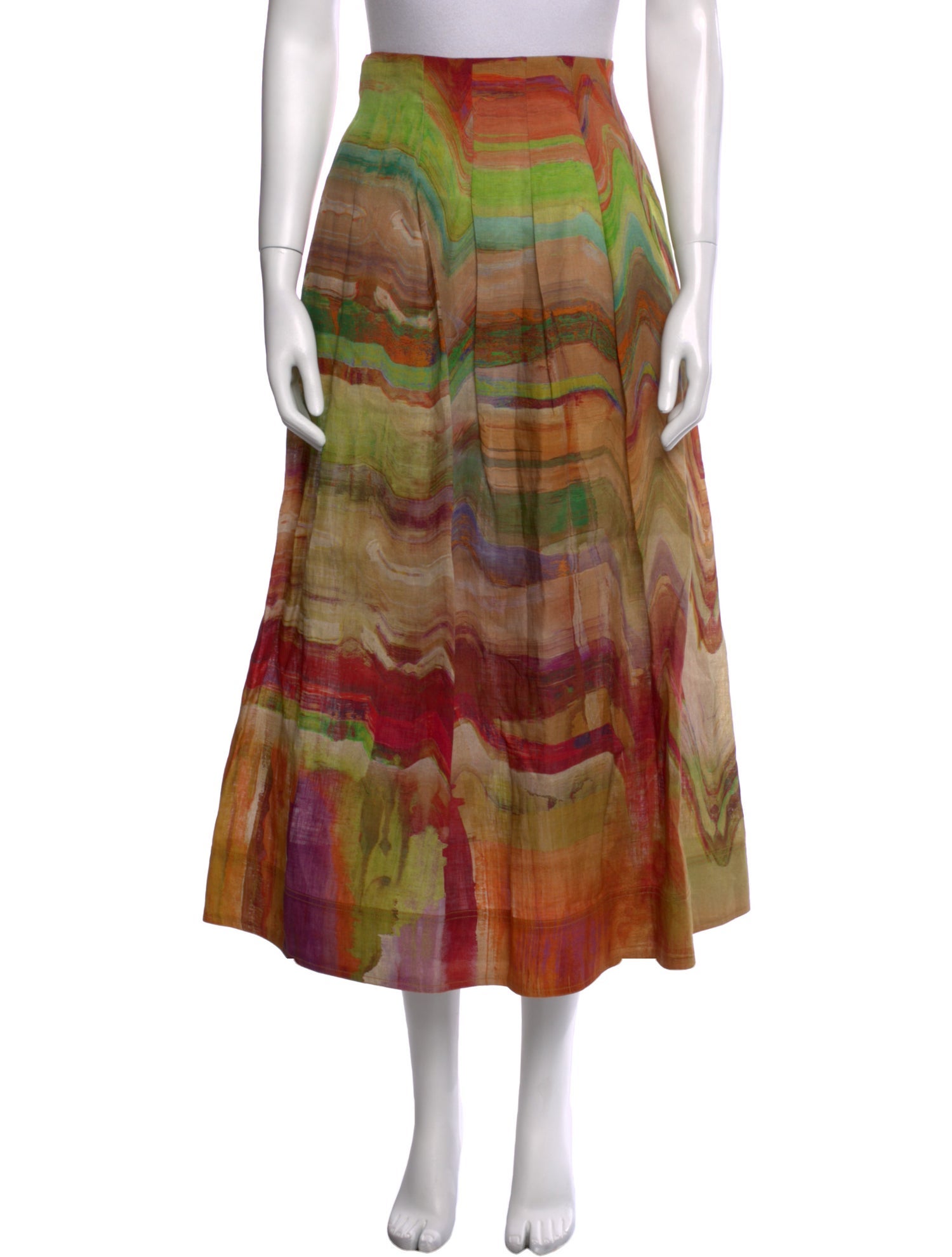 Ulla Johnson Linen Midi Length Skirt w/ Tags