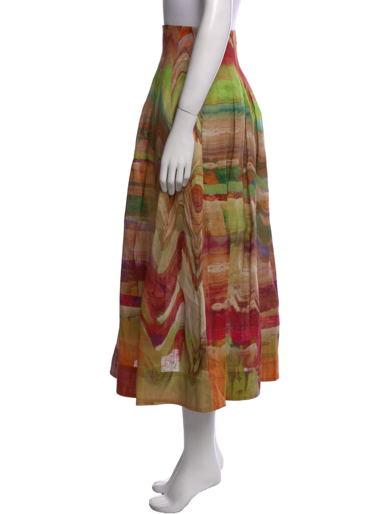 Ulla Johnson Linen Midi Length Skirt w/ Tags