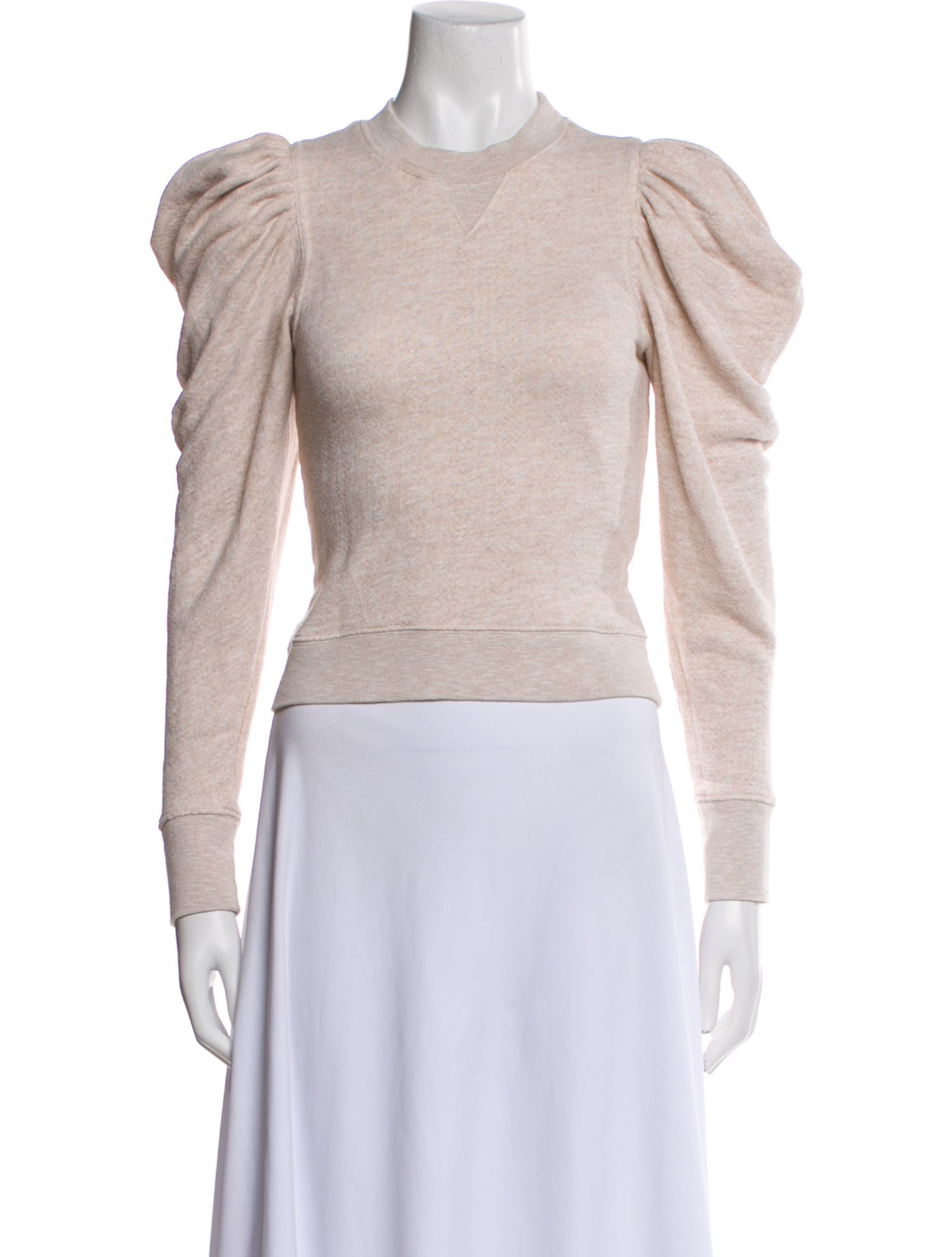 Ulla Johnson Mock Neck Long Sleeve Sweatshirt