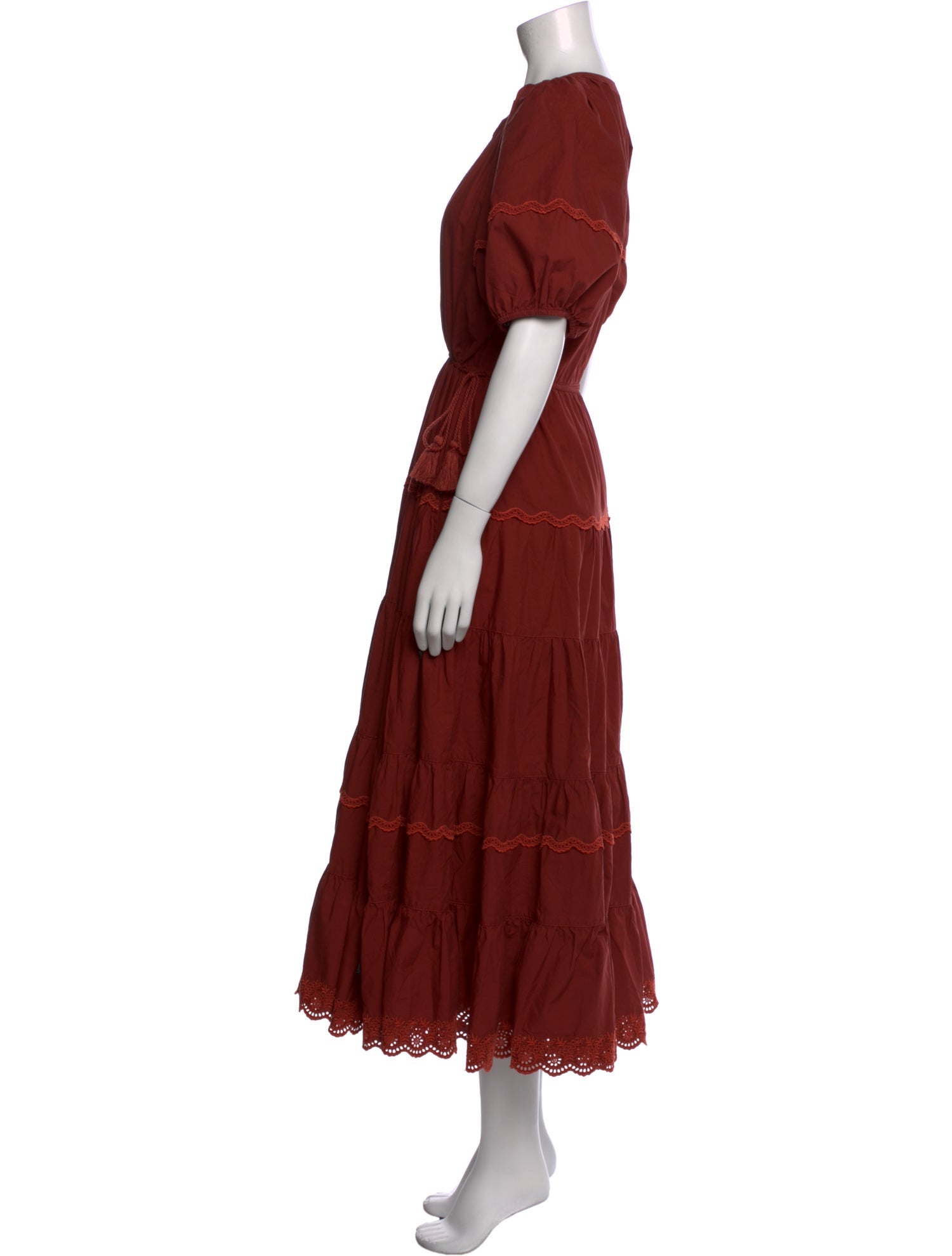 Ulla Johnson V-Neck Long Dress