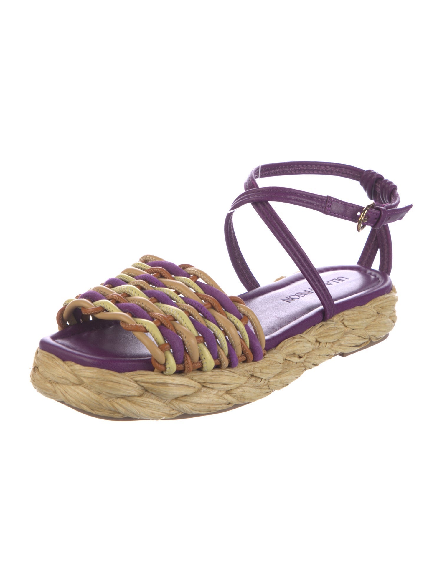 Ulla Johnson Raffia Printed Espadrilles