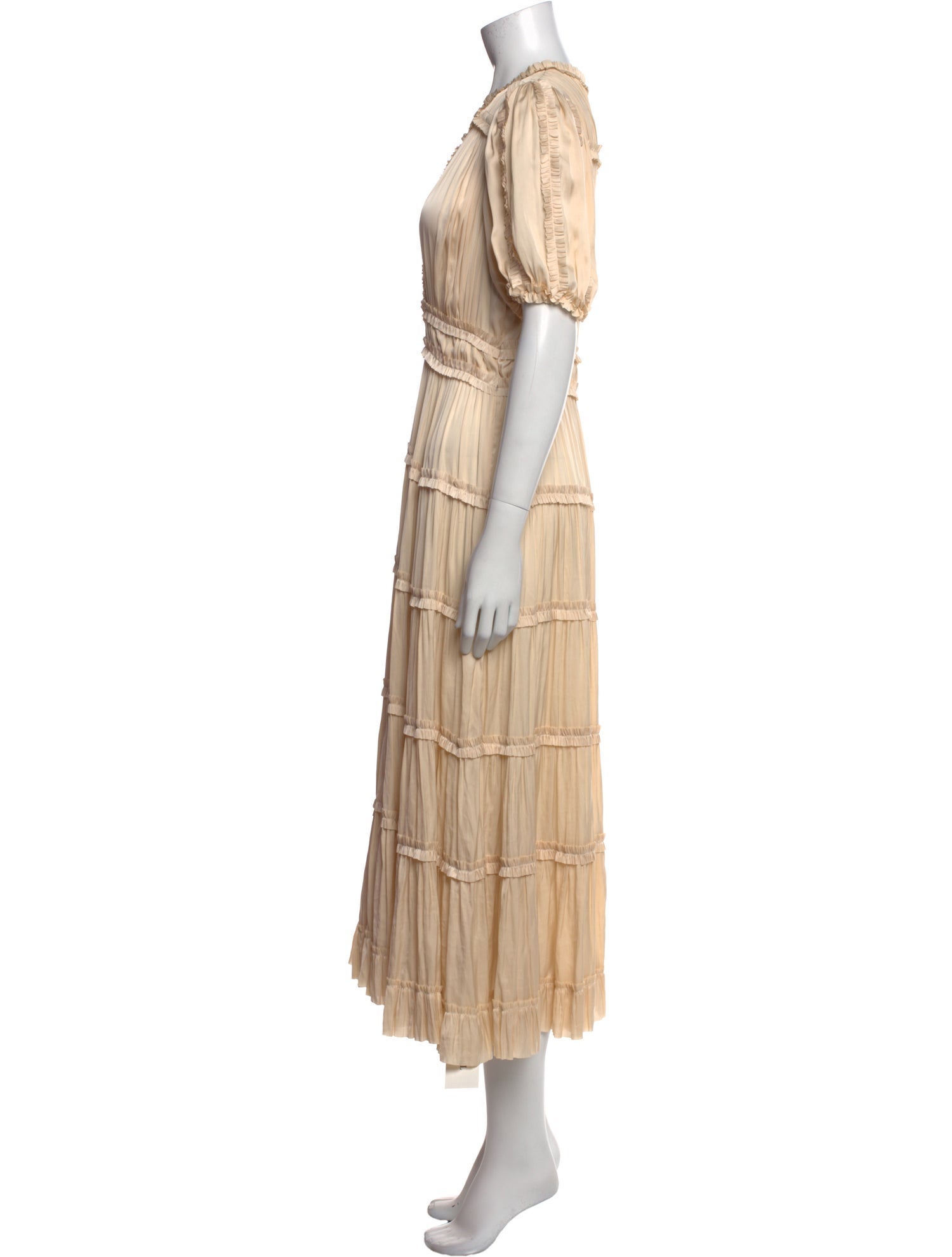 Ulla Johnson V-Neck Long Dress