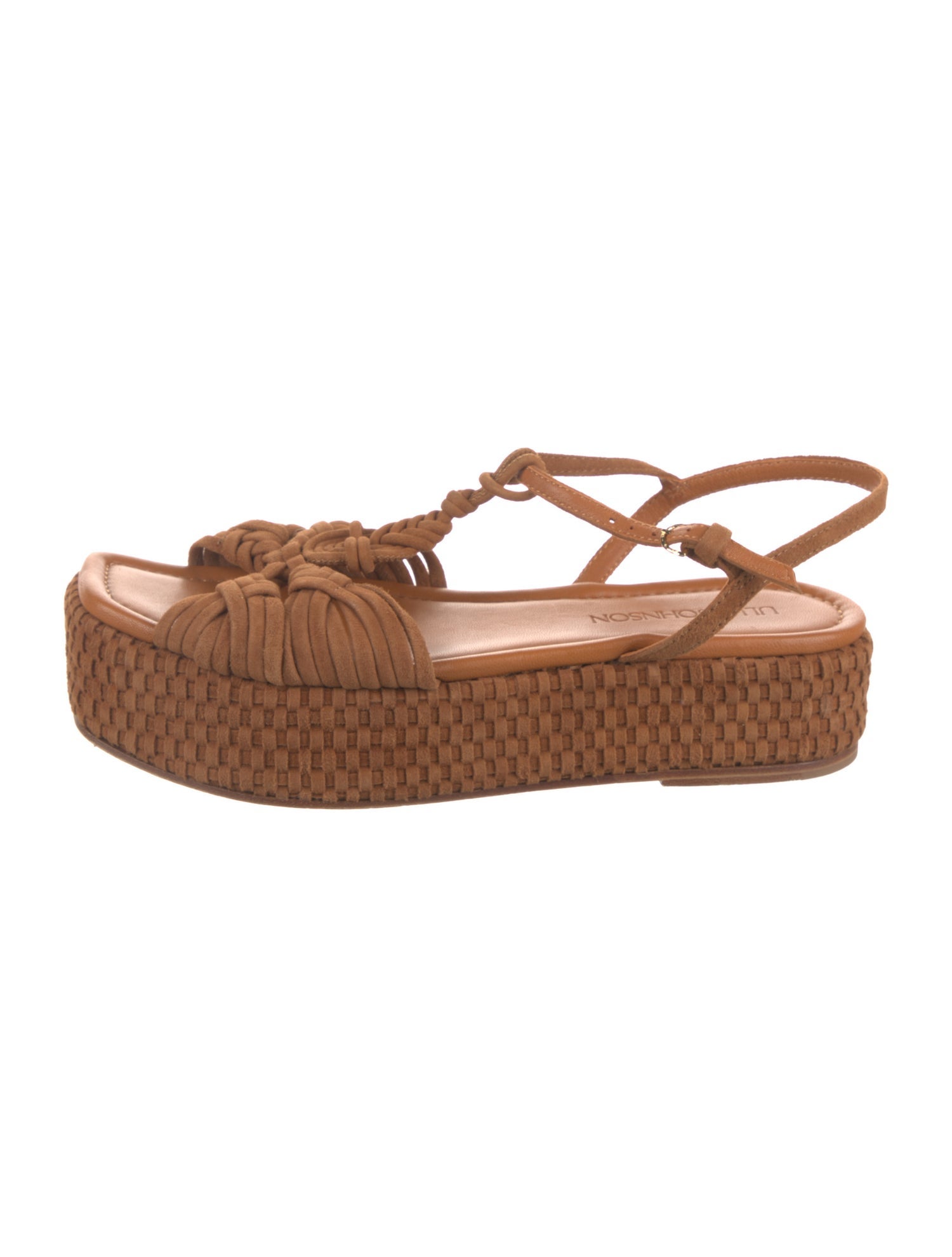 Ulla Johnson Suede Braided Accents Sandals