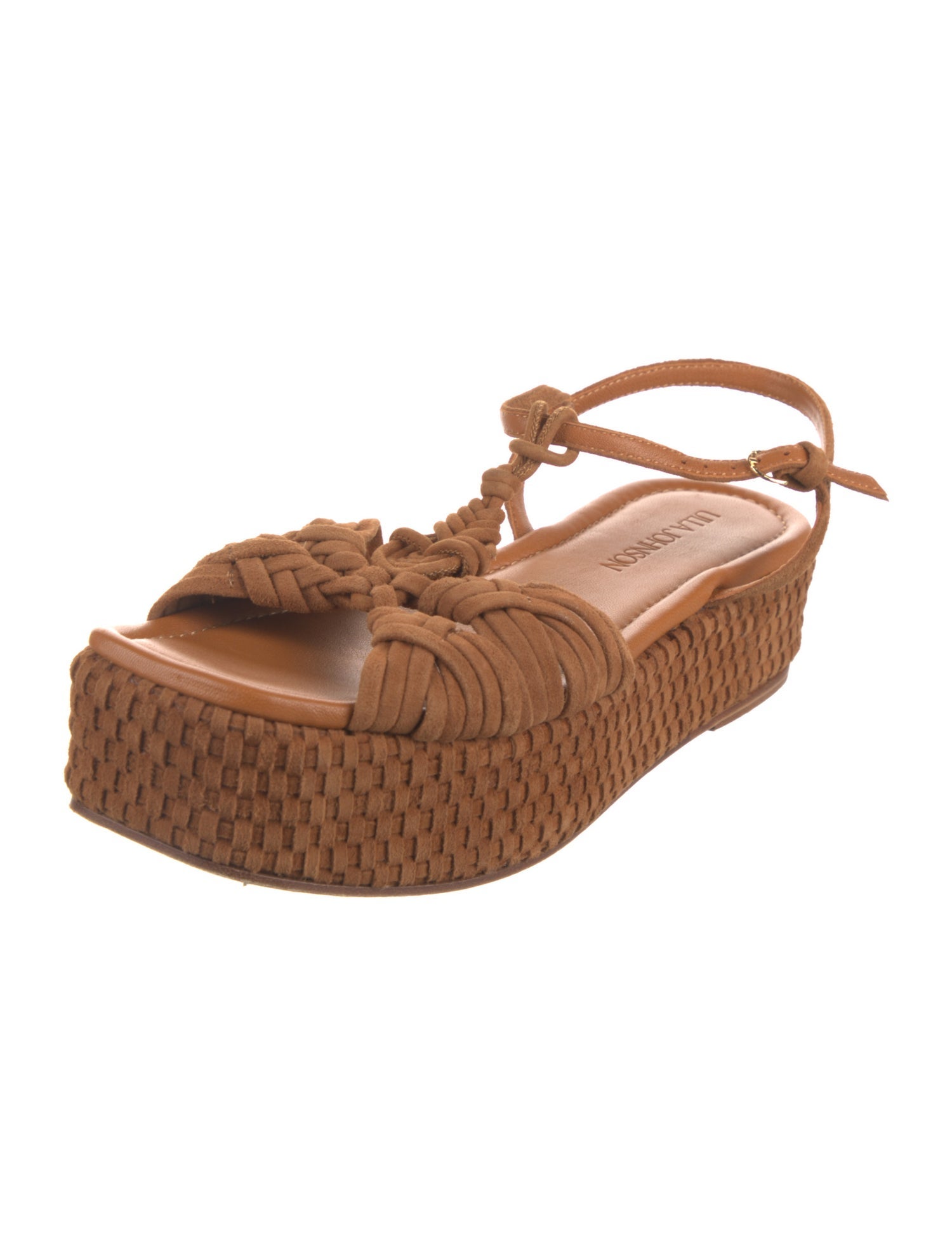 Ulla Johnson Suede Braided Accents Sandals